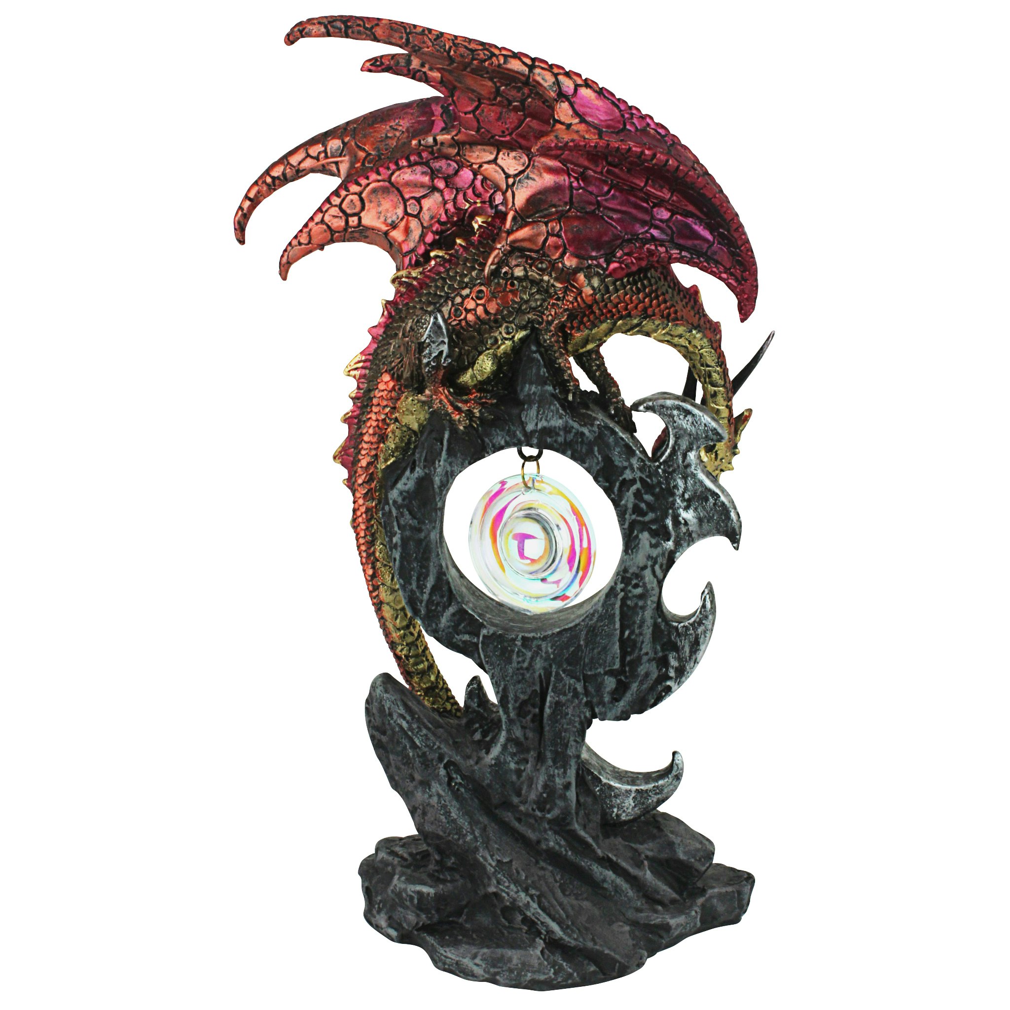 Toscano - Carnelian the Wind Serpent Gothic Dragon Statue