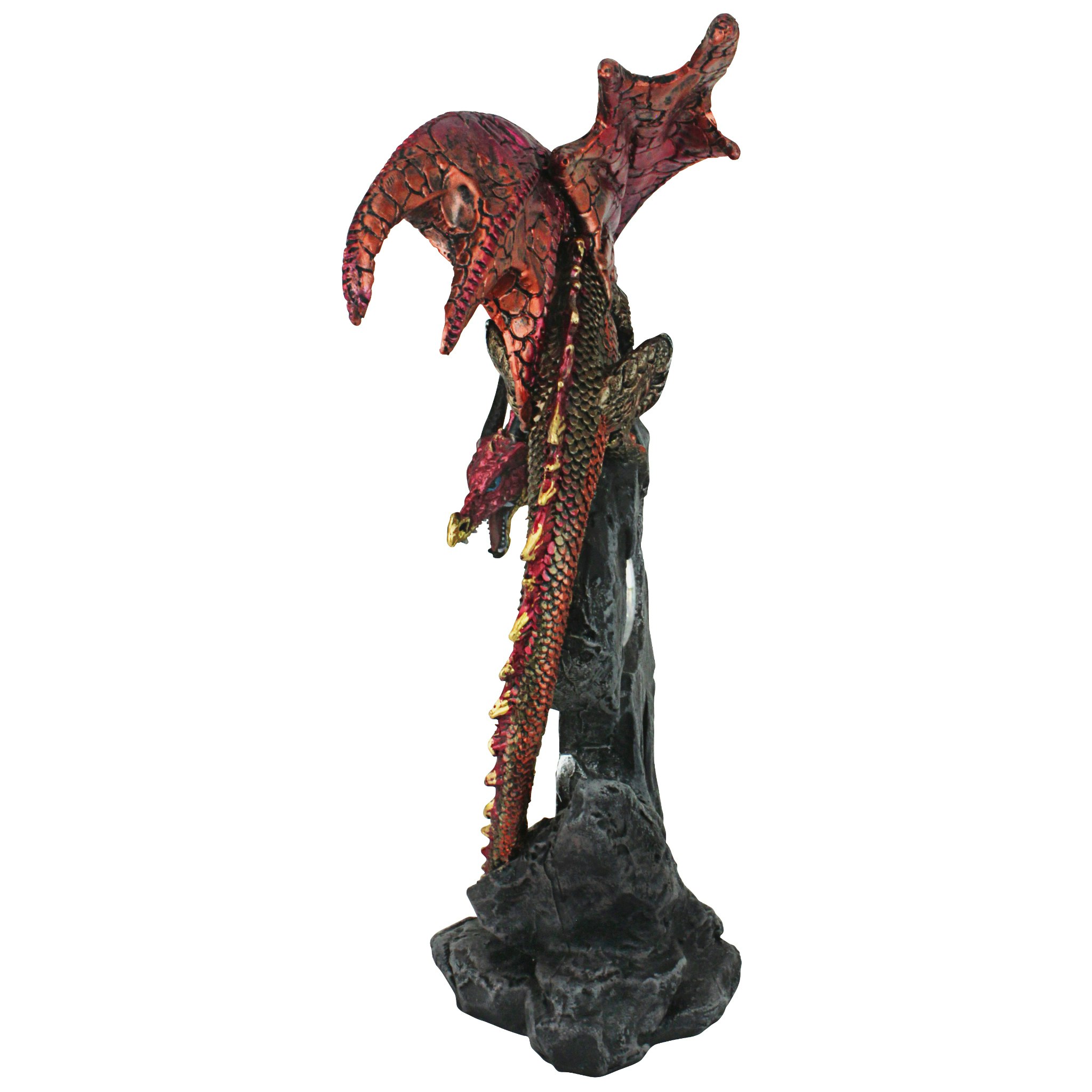 Toscano - Carnelian the Wind Serpent Gothic Dragon Statue