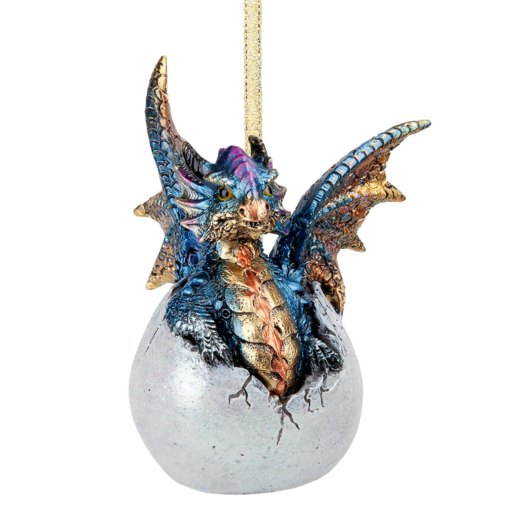Toscano - Hard Boiled Dragon Hatchling Holiday Ornament