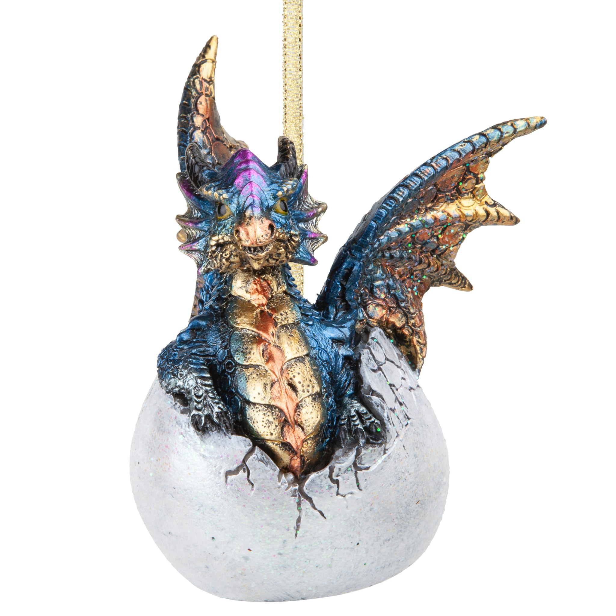 Toscano - Hard Boiled Dragon Hatchling Holiday Ornament