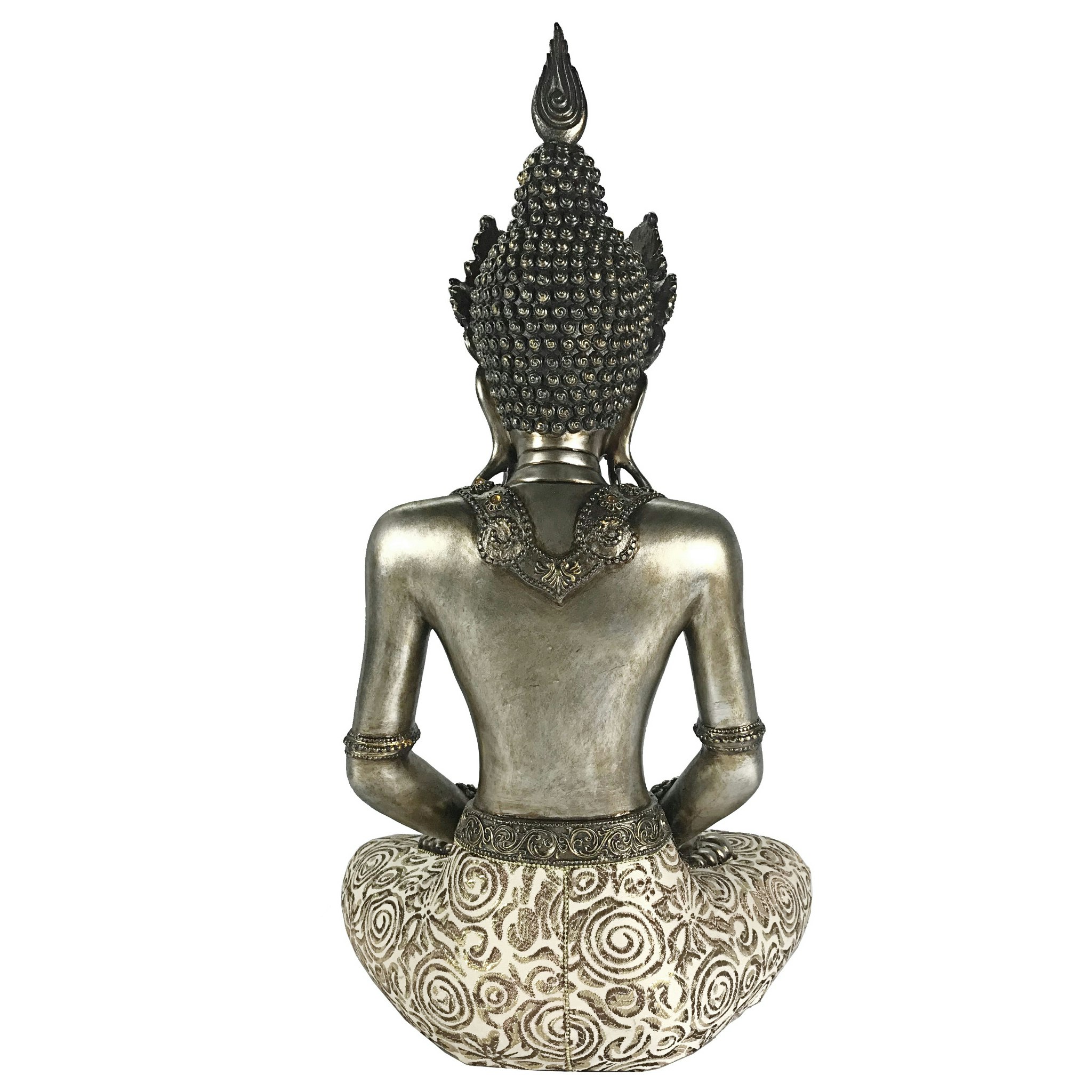 Toscano - Silver Tibetan Avalokitesvara Buddha Statue