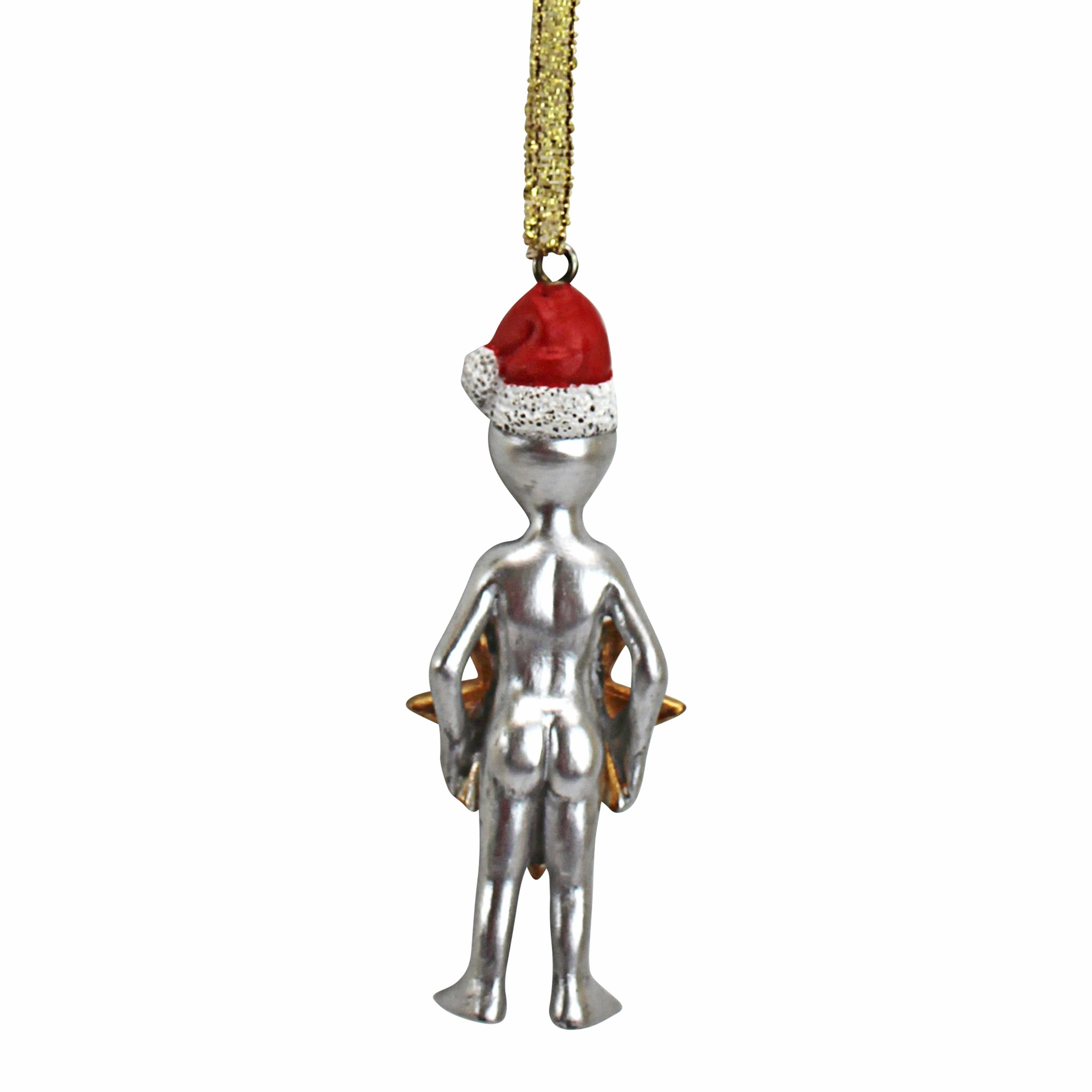 Toscano - Set of 3 Wiseman Star Christmas Alien Holiday Ornaments