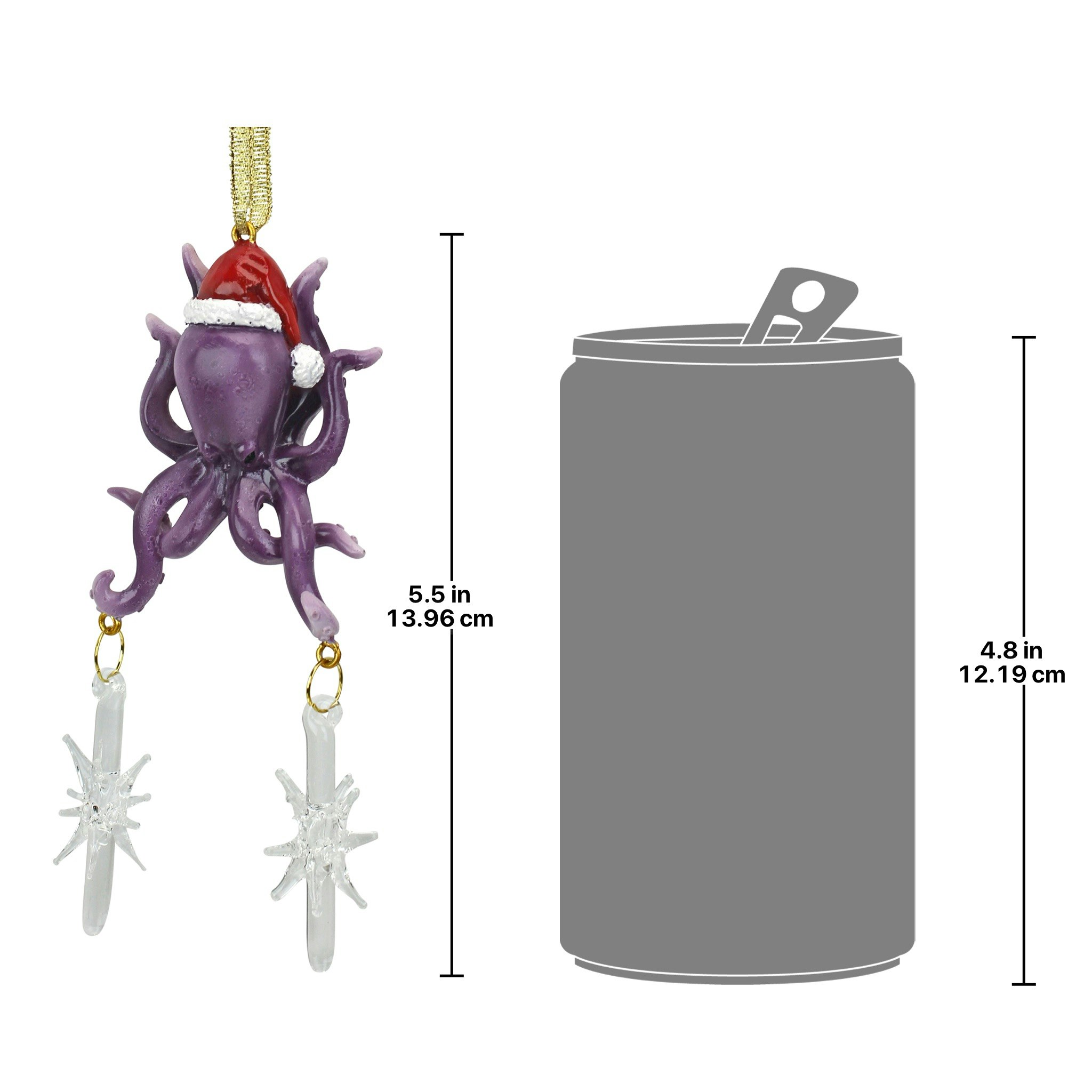 Toscano - Tenacious Tentacles Octopus Holiday Ornament