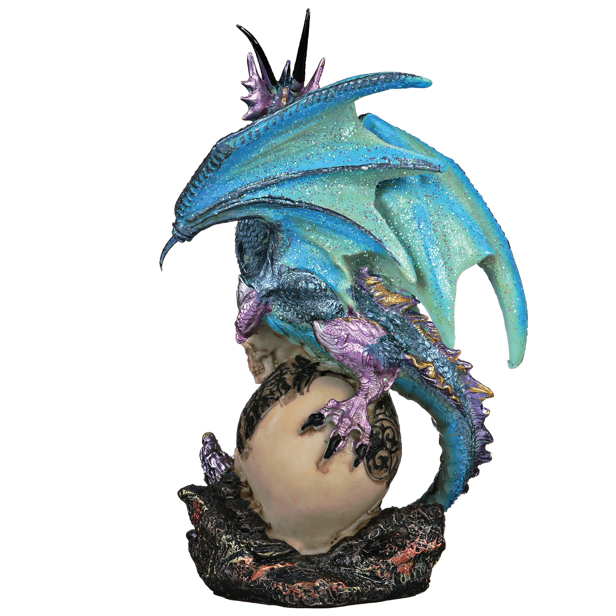 Toscano - Dragon Assassin Illuminated Statue