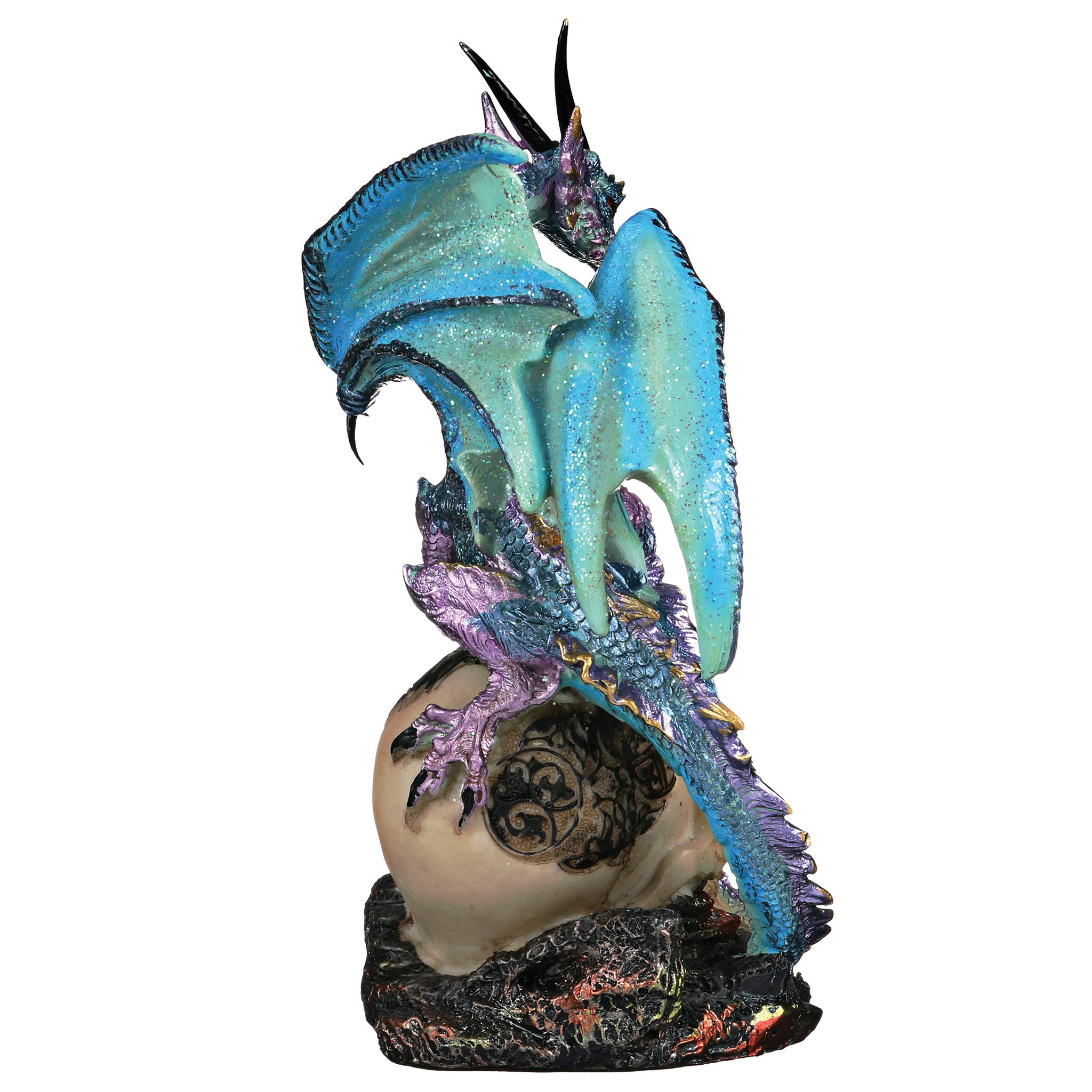Toscano - Dragon Assassin Illuminated Statue