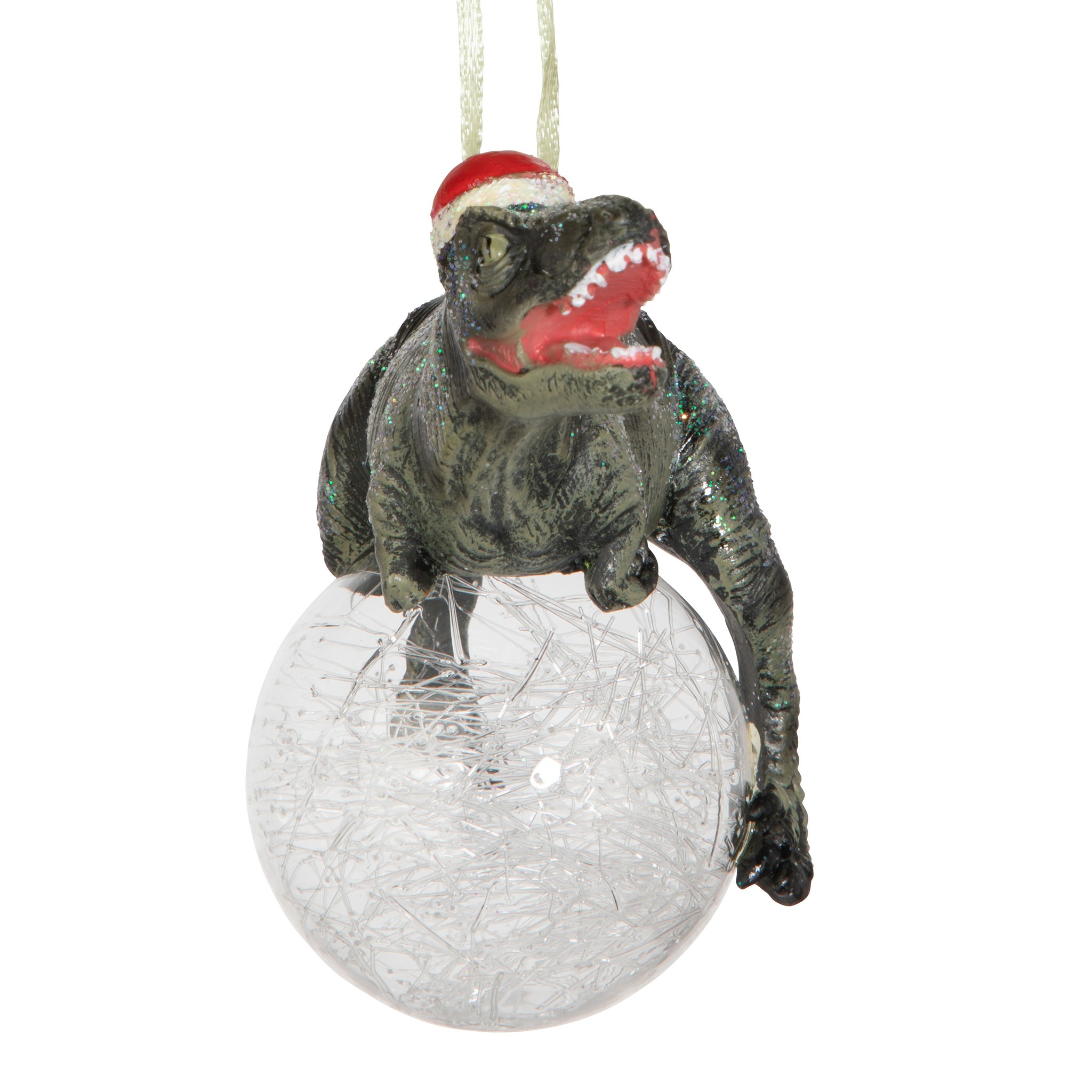 Toscano - Blitzer the T-Rex Holiday Ornament