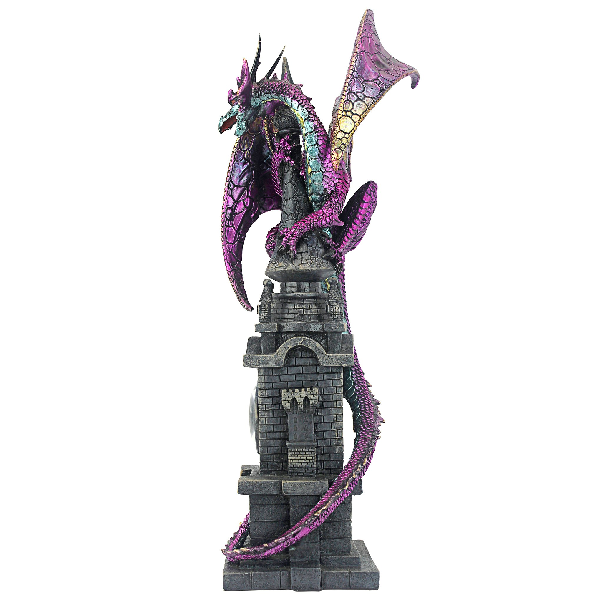 Toscano - The Wizard Dragon of Bulwark Tower Statue