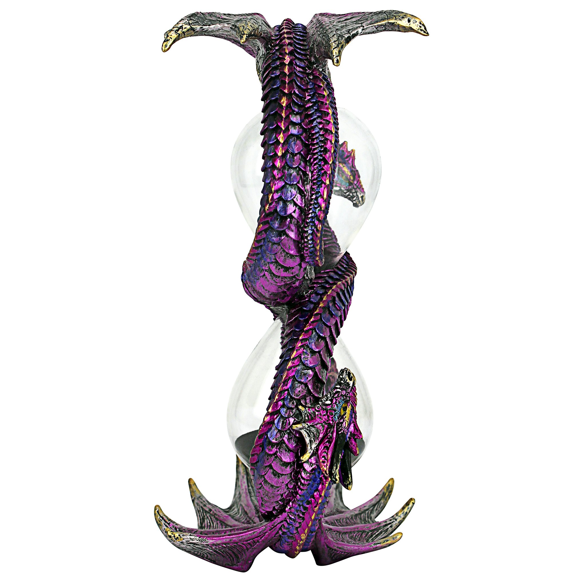 Toscano - Witness to Time Gothic Dragon Sand Timer Hourglass Statue