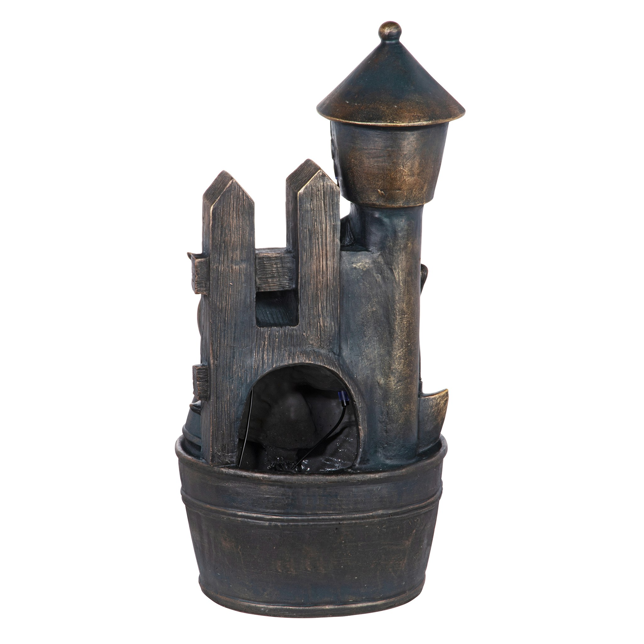 Toscano - Backyard Buckets of Fun Cascading Waterfall Garden Fountain