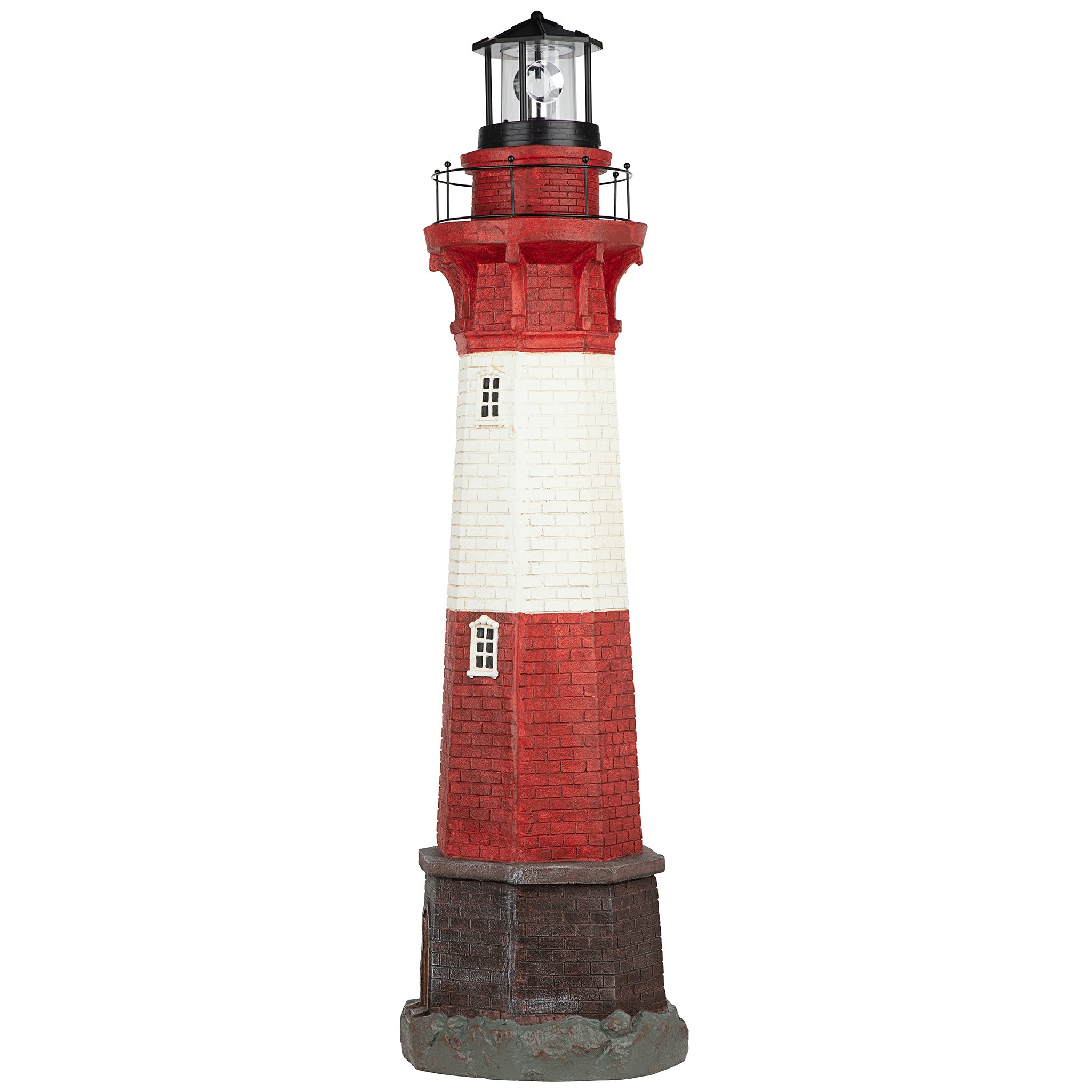 Toscano - Coastal Shoal Lighthouse Solar Beacon Statue