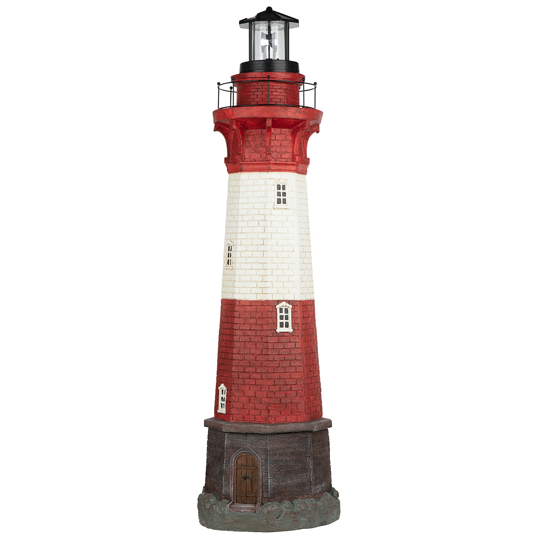 Toscano - Coastal Shoal Lighthouse Solar Beacon Statue