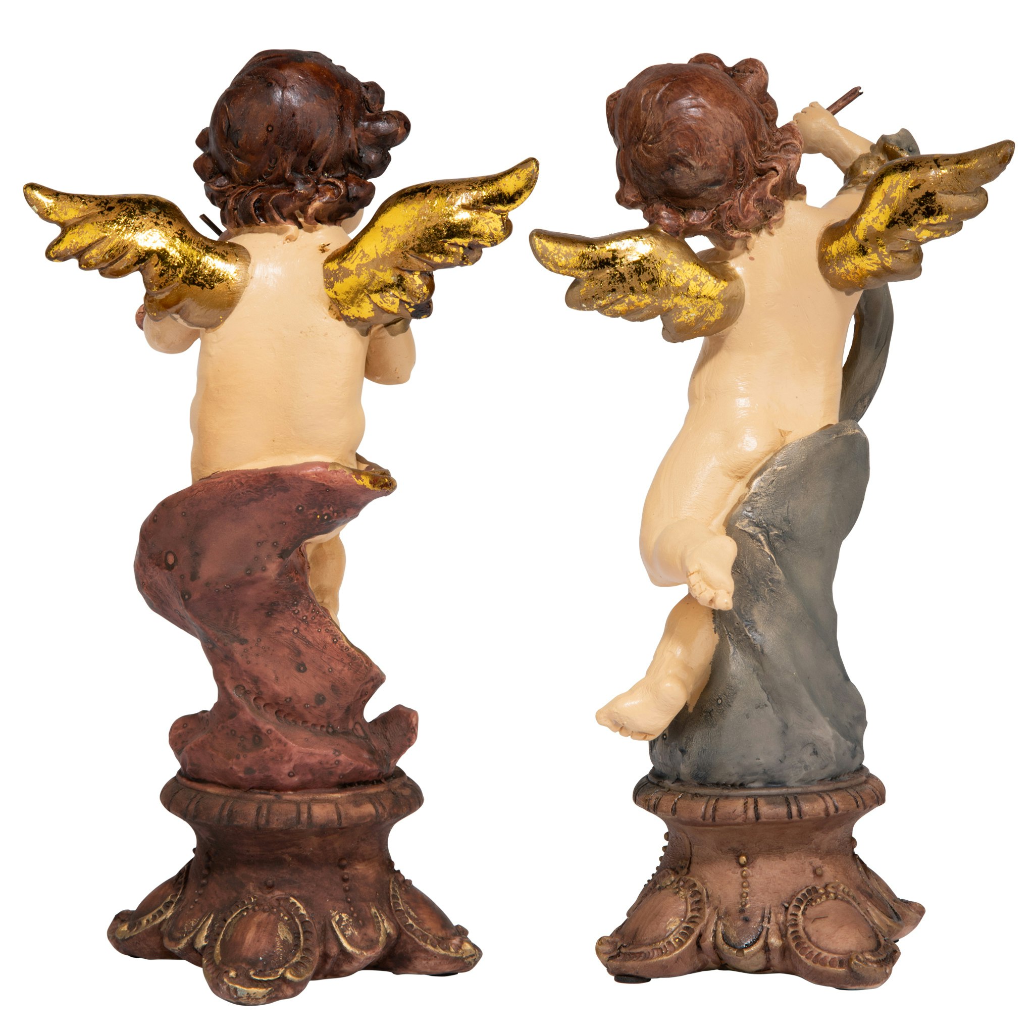 Toscano - Italian Baroque-Style Musical Cherub Statues