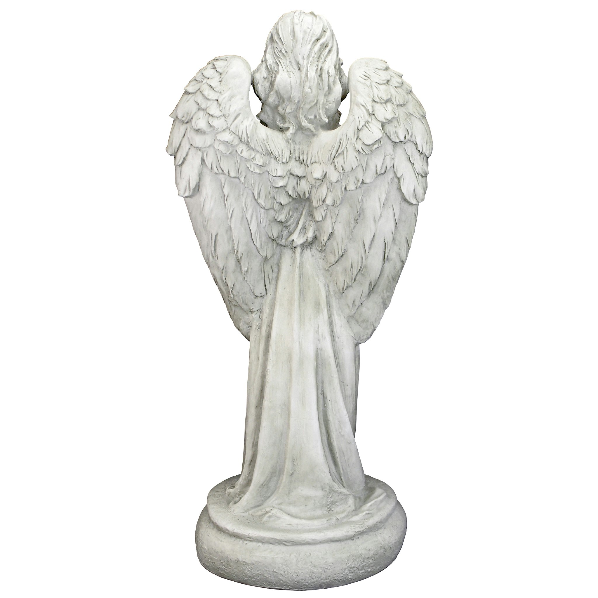 Toscano - Tranquil Guardian Angel Birdbath Feeder Statue