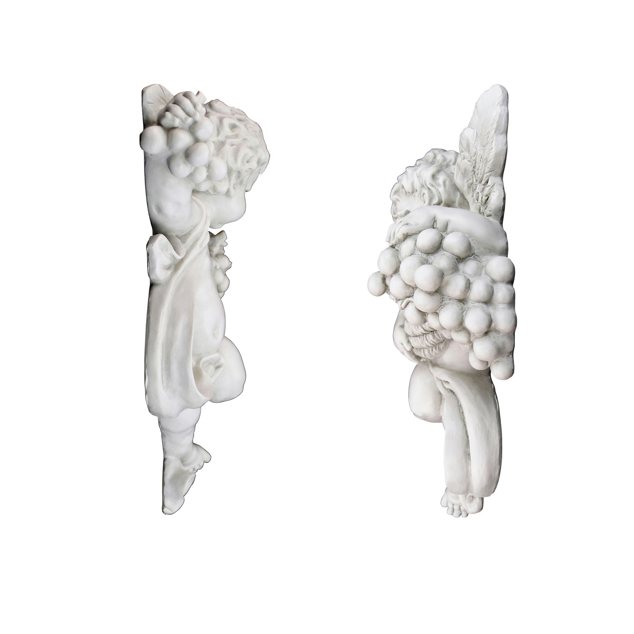 Toscano - Cherub Harvest Angel Wall Sculptures