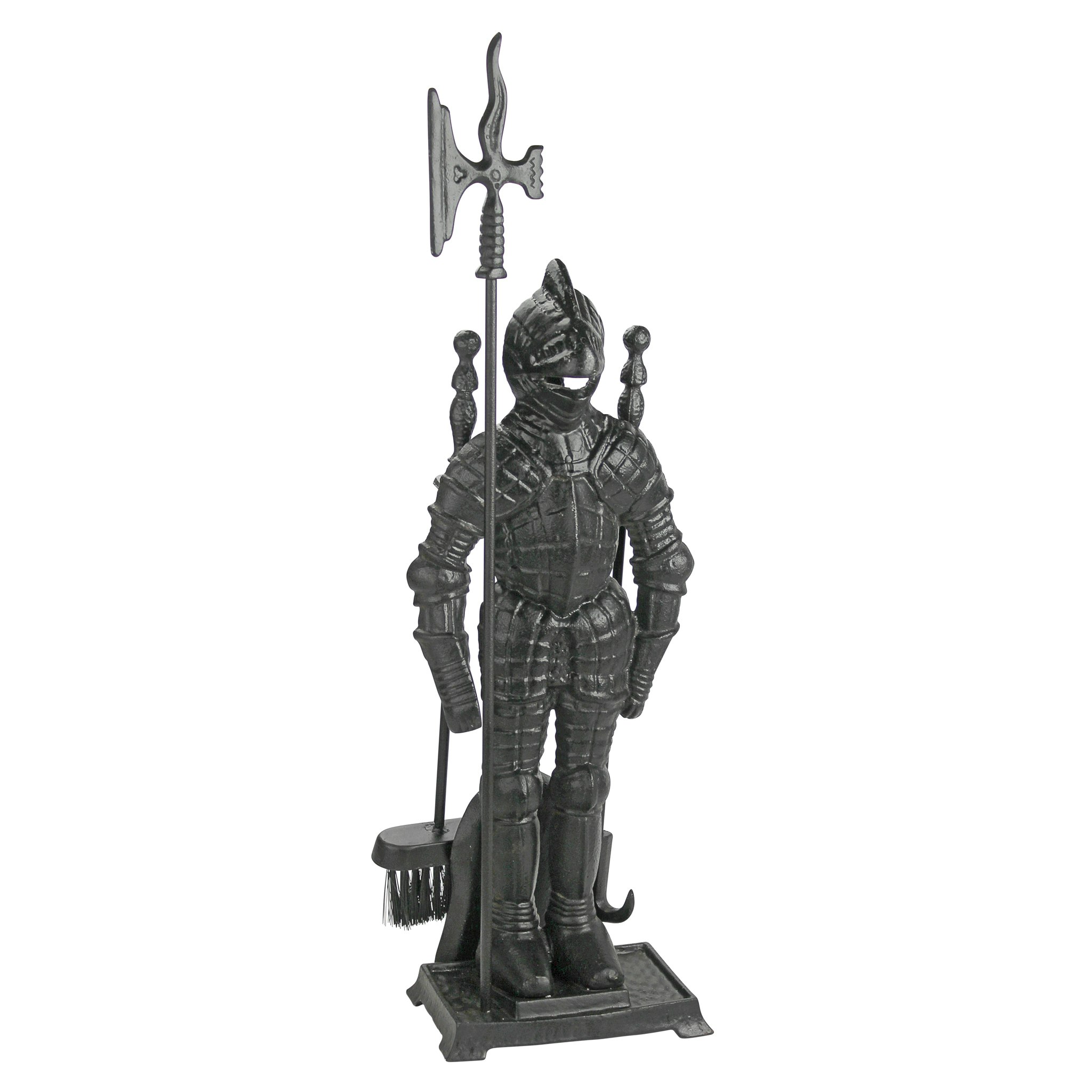 Toscano - The Black Knight Fireplace Tool Ensemble