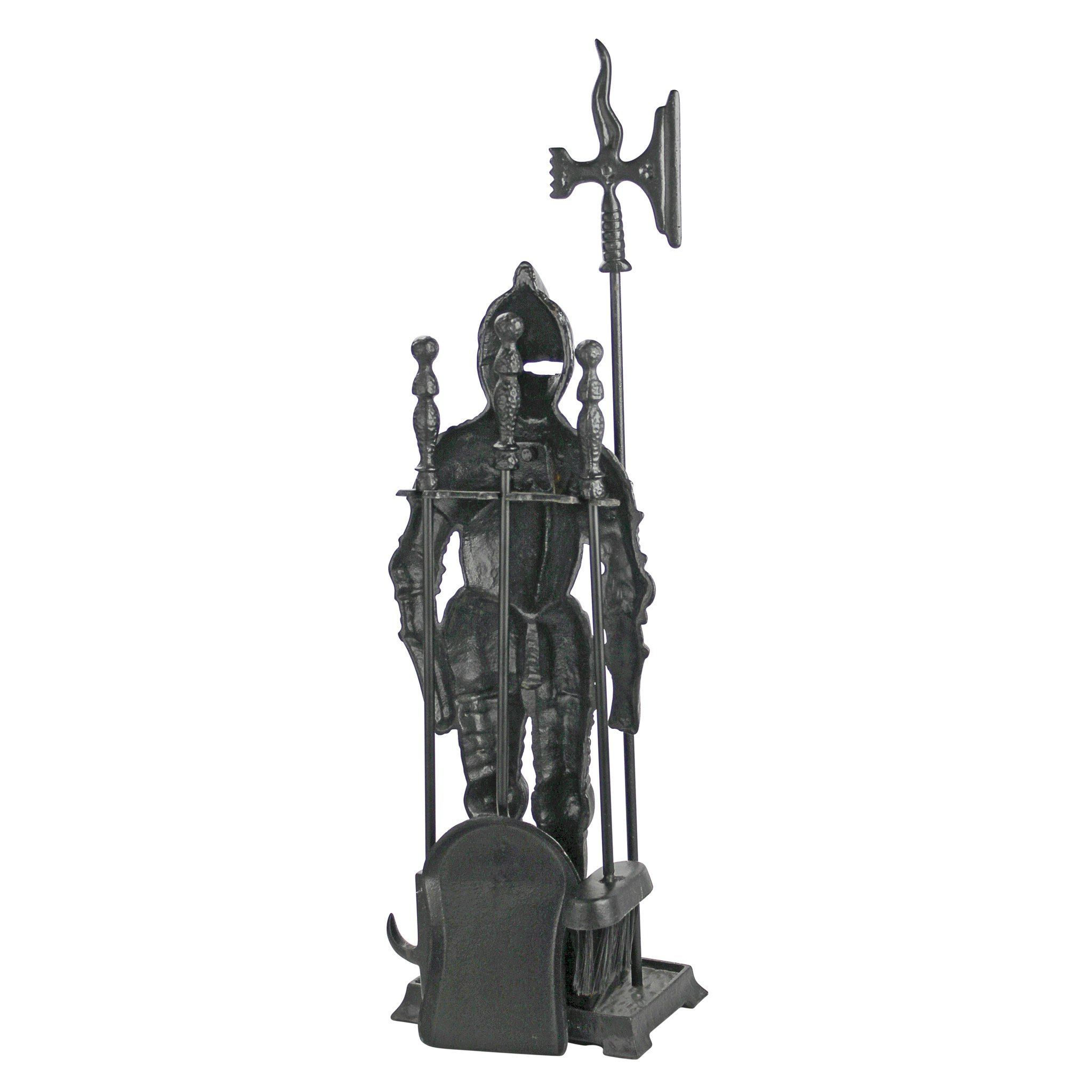 Toscano - The Black Knight Fireplace Tool Ensemble