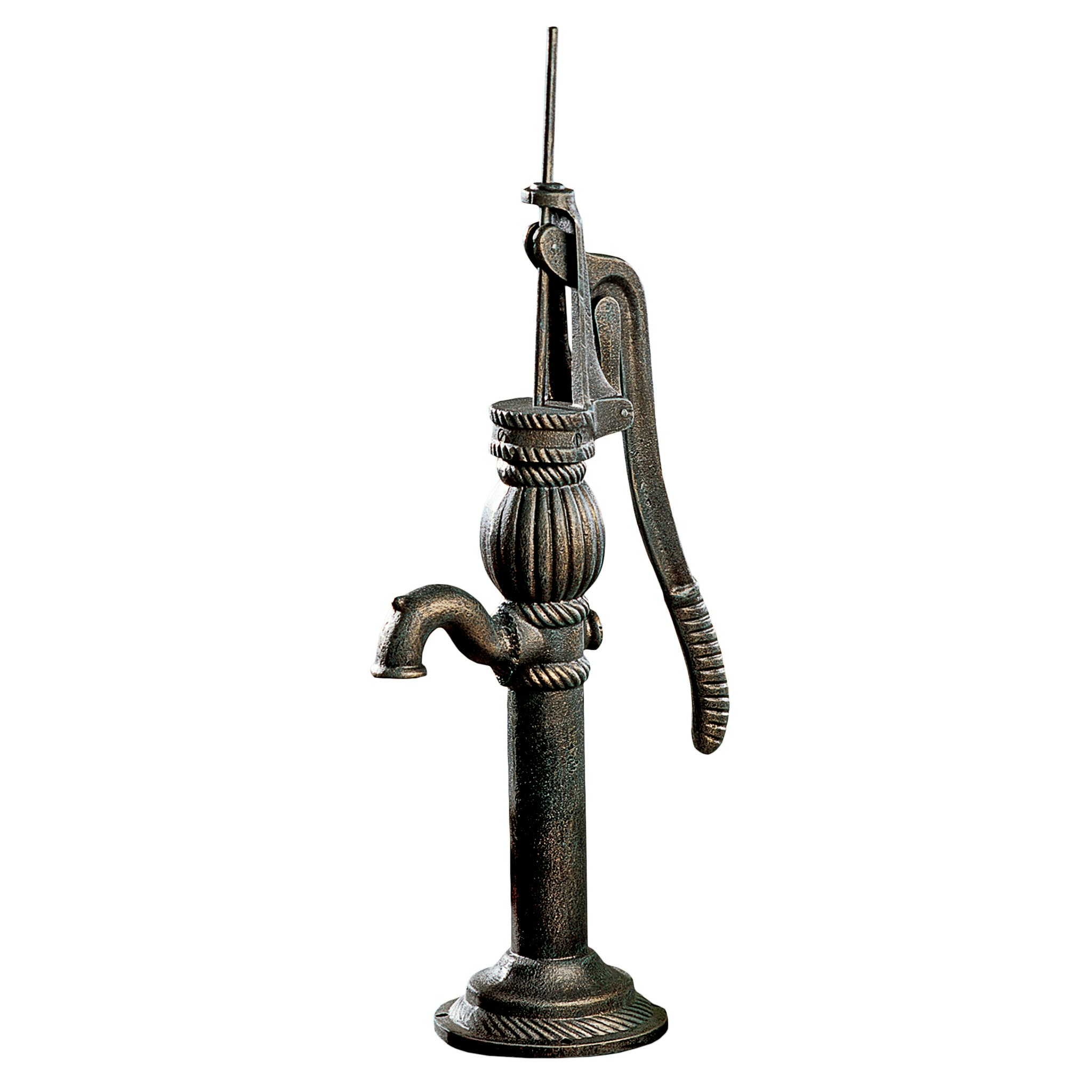 Toscano - Authentic Cottage Water Pump Statue in Iron