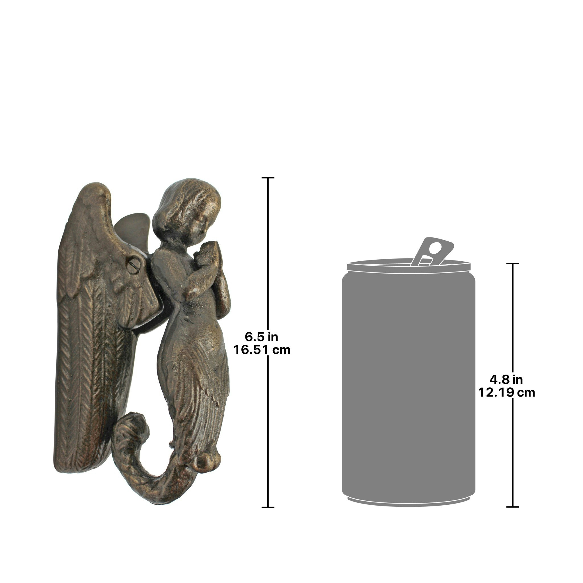 Toscano - Balinese Winged Mermaid Door Knocker