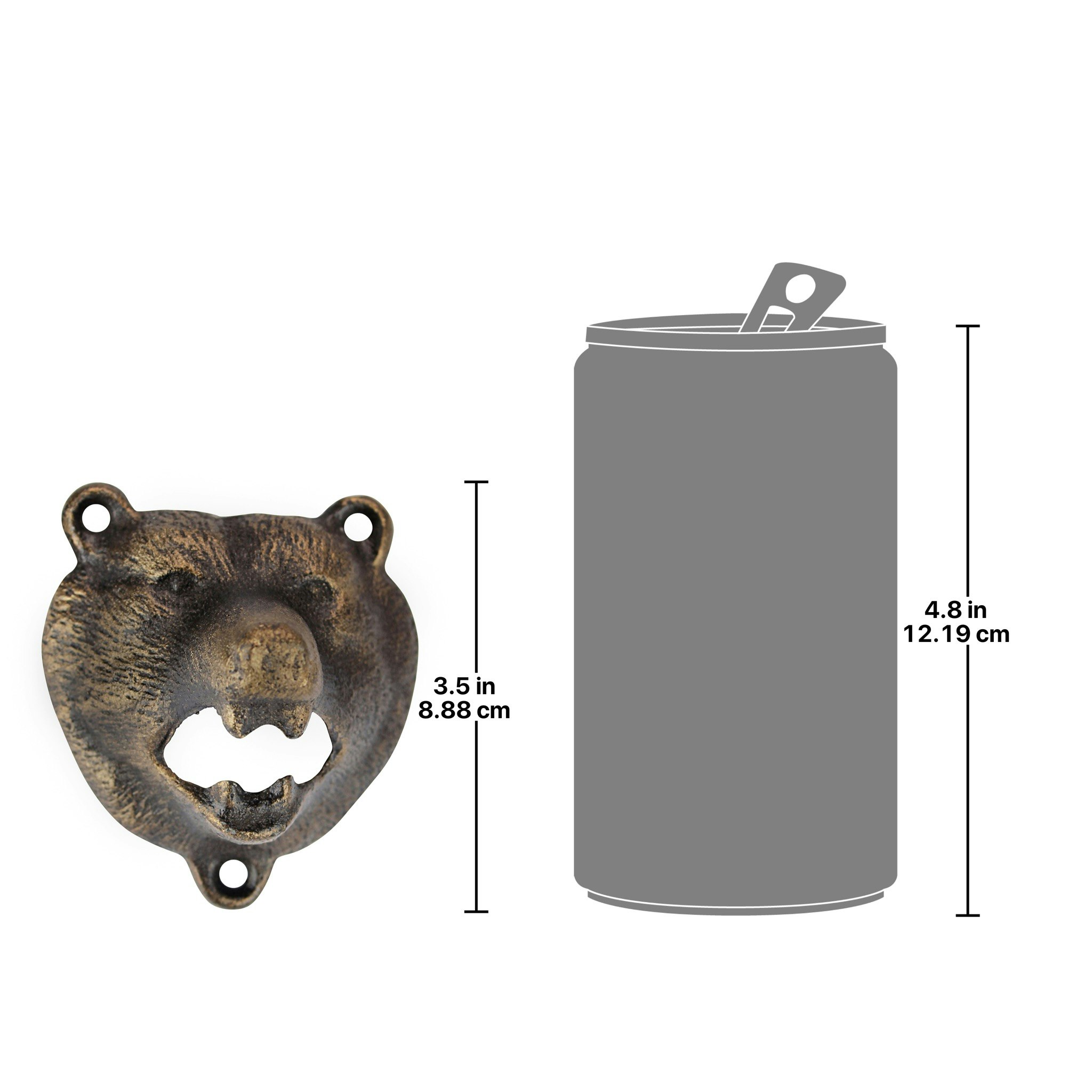 Toscano - Grizzly Bear of the Woods Bottle Opener