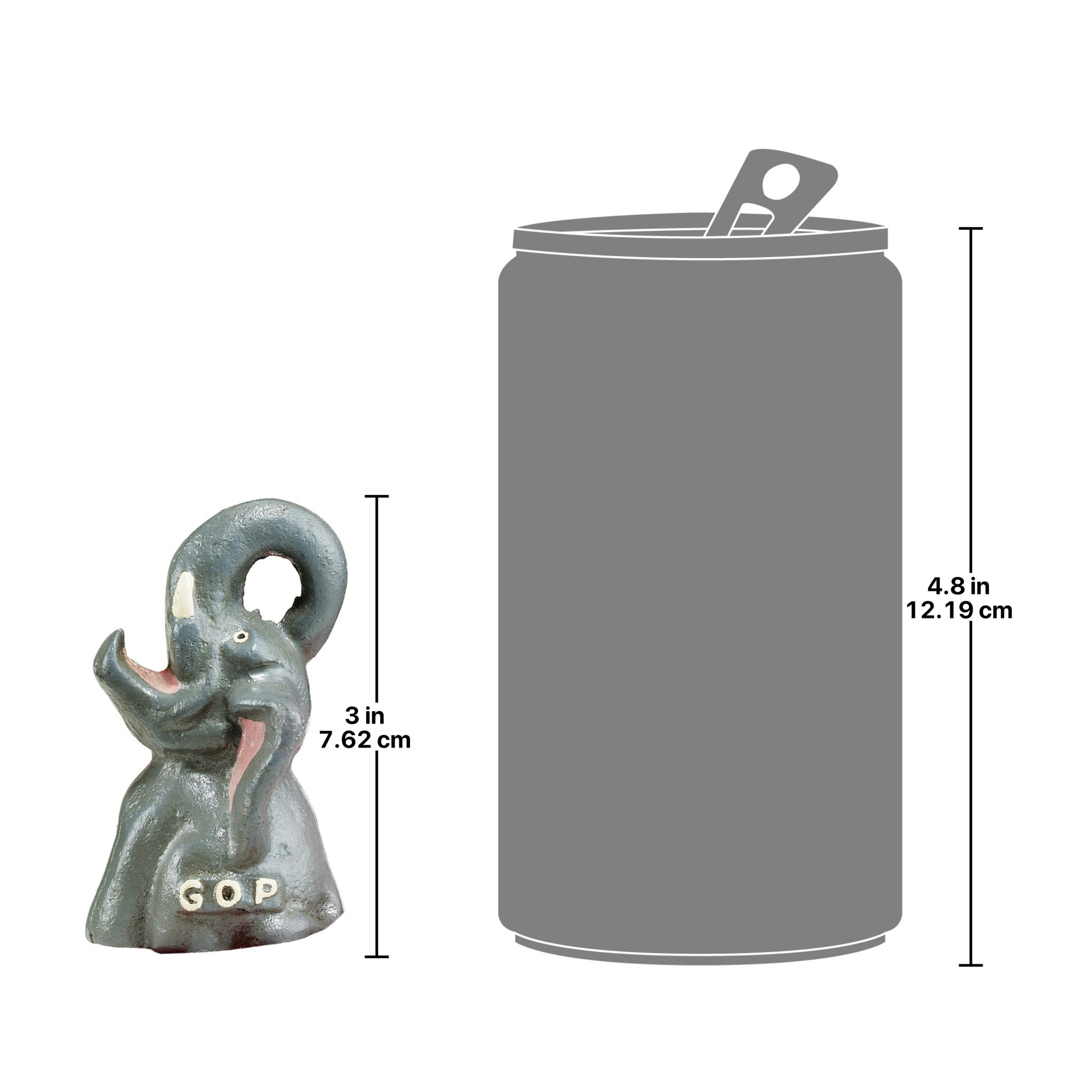 Toscano - GOP Republican Party Elephant Bottle Opener