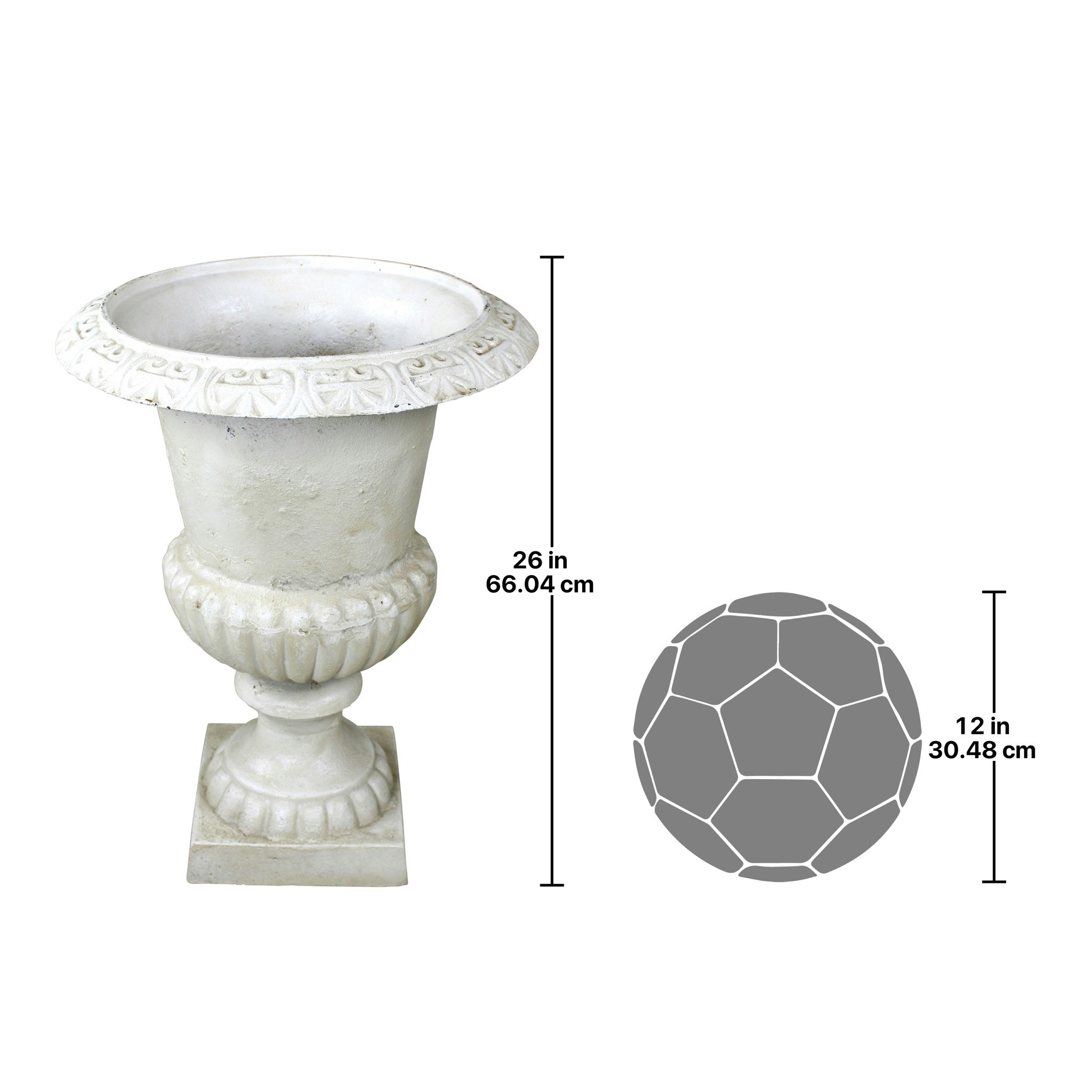 Toscano Chateau Elaine Authentic Iron Urn - Large