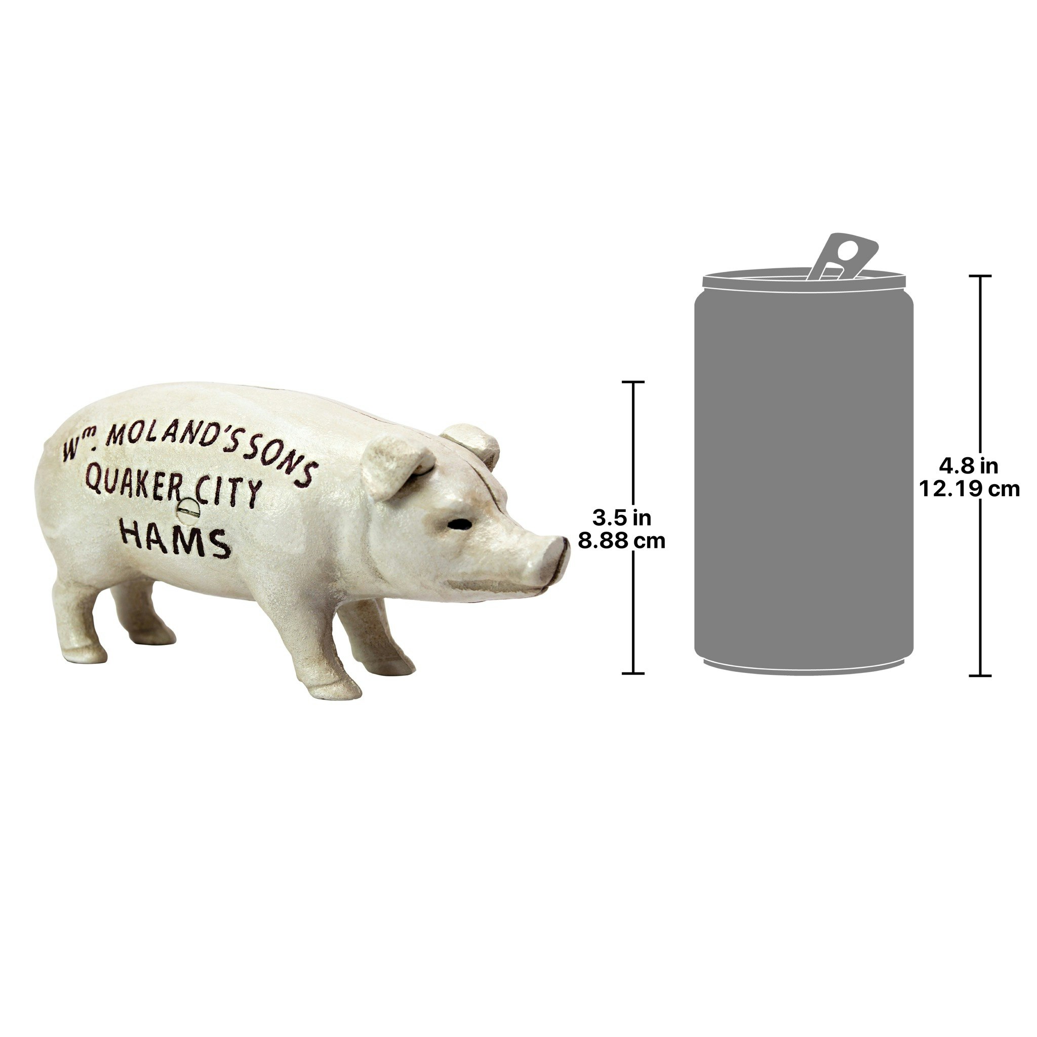 Toscano - Quaker City Hams Pig Still Action Coin Bank