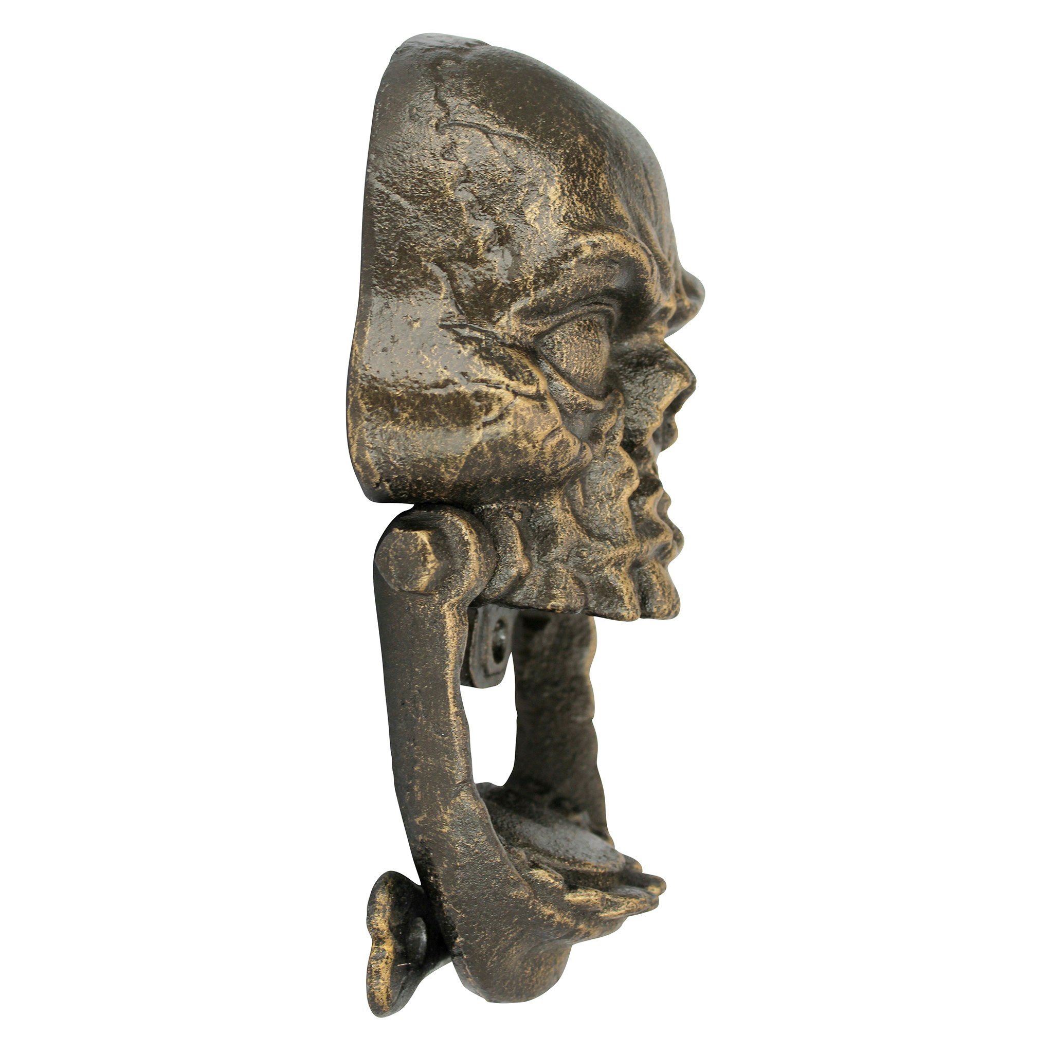 Toscano - Knock-Jaw Skull Medium Door Knocker