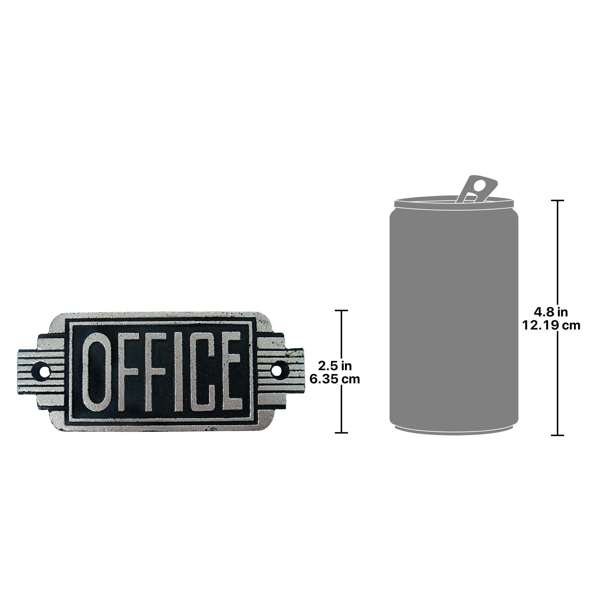 Toscano Streamlined Art Deco Office Door Sign