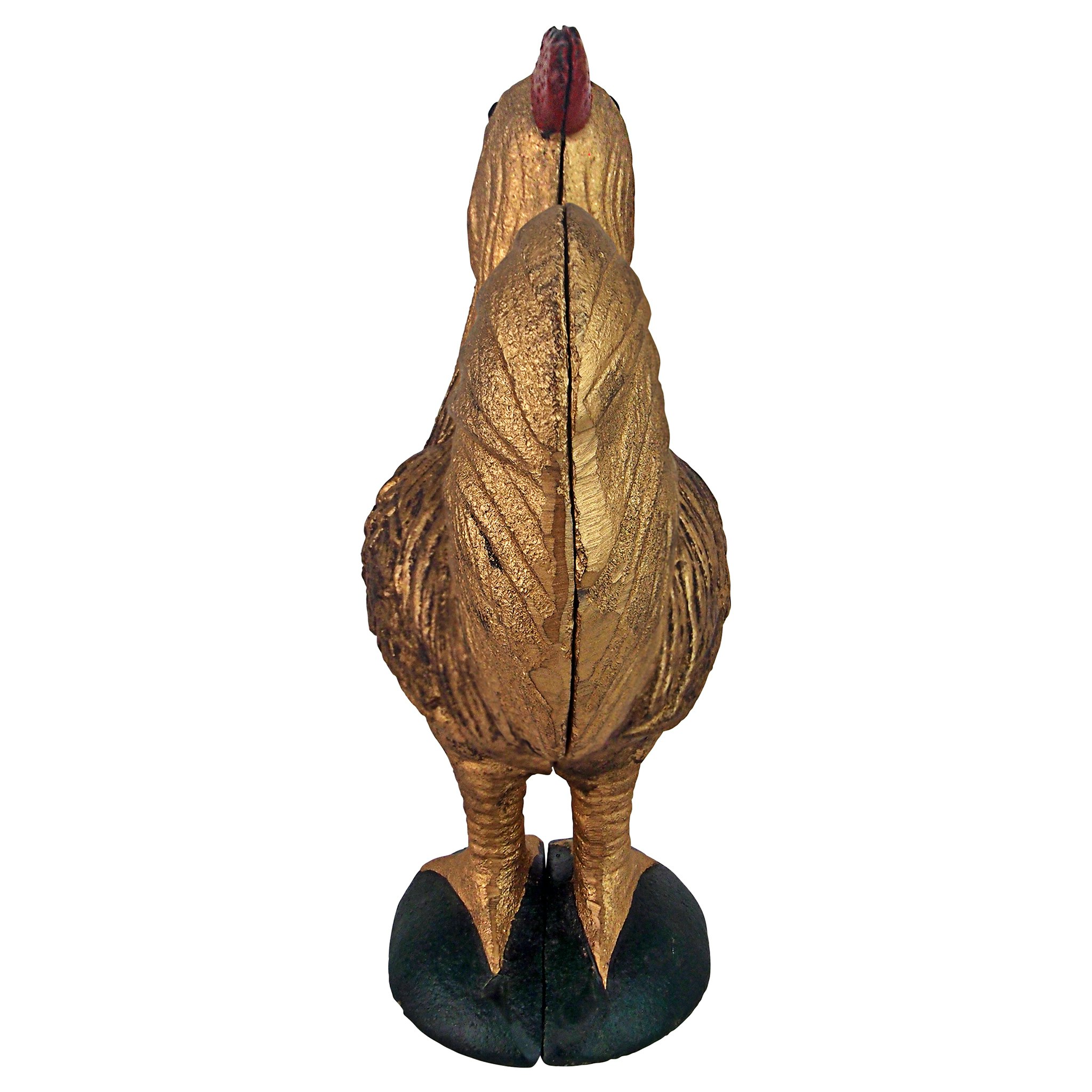 Toscano - Canterbury Tales Chanticleer Rooster Mechanical Coin Bank