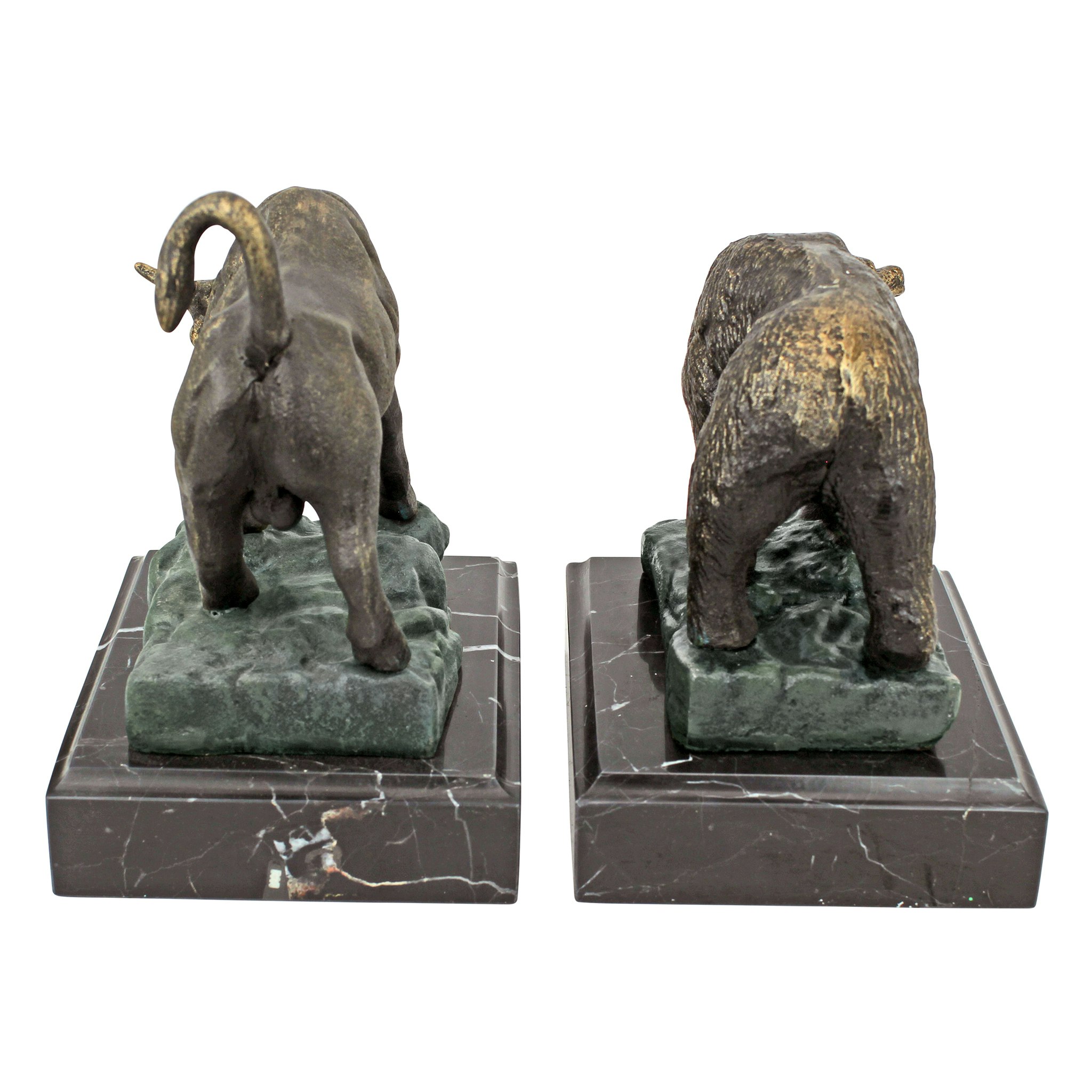 Toscano - Set of 2 The Bull and Bear of Wall Street Statues