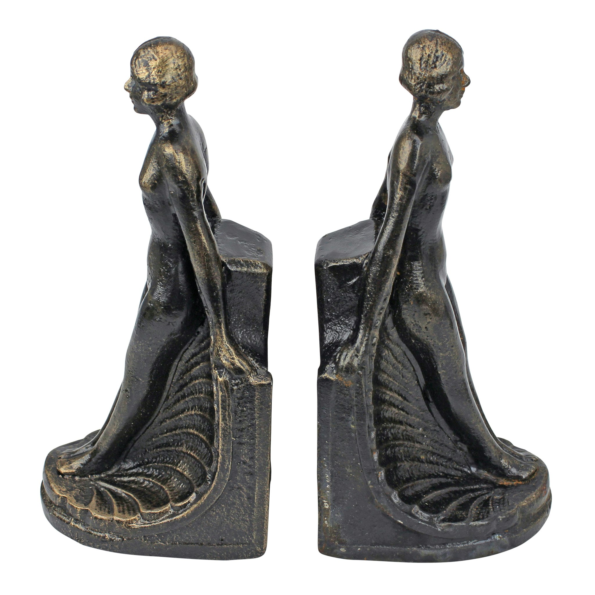 Toscano - Elyse Bookend Pair in Cast Iron