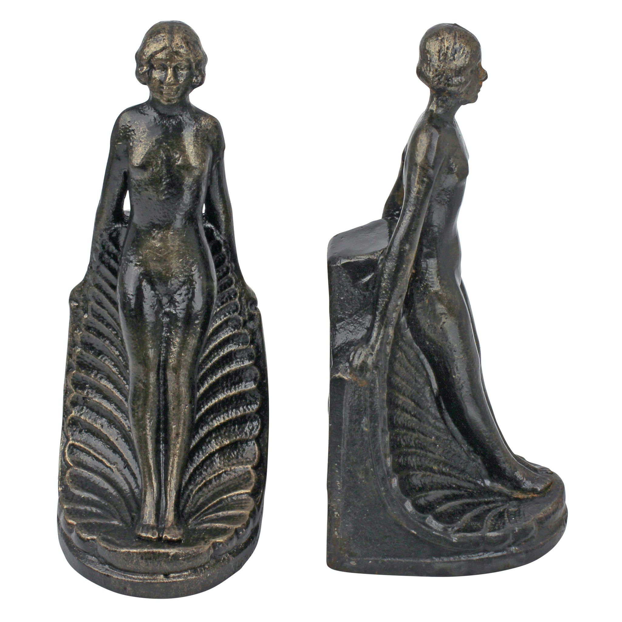 Toscano - Elyse Bookend Pair in Cast Iron
