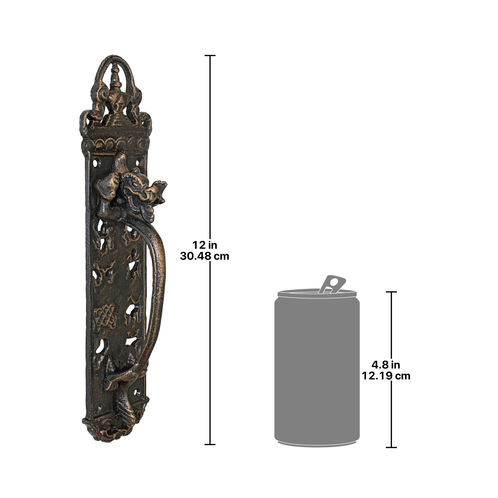Toscano - The Durley House Dragon Door Handle