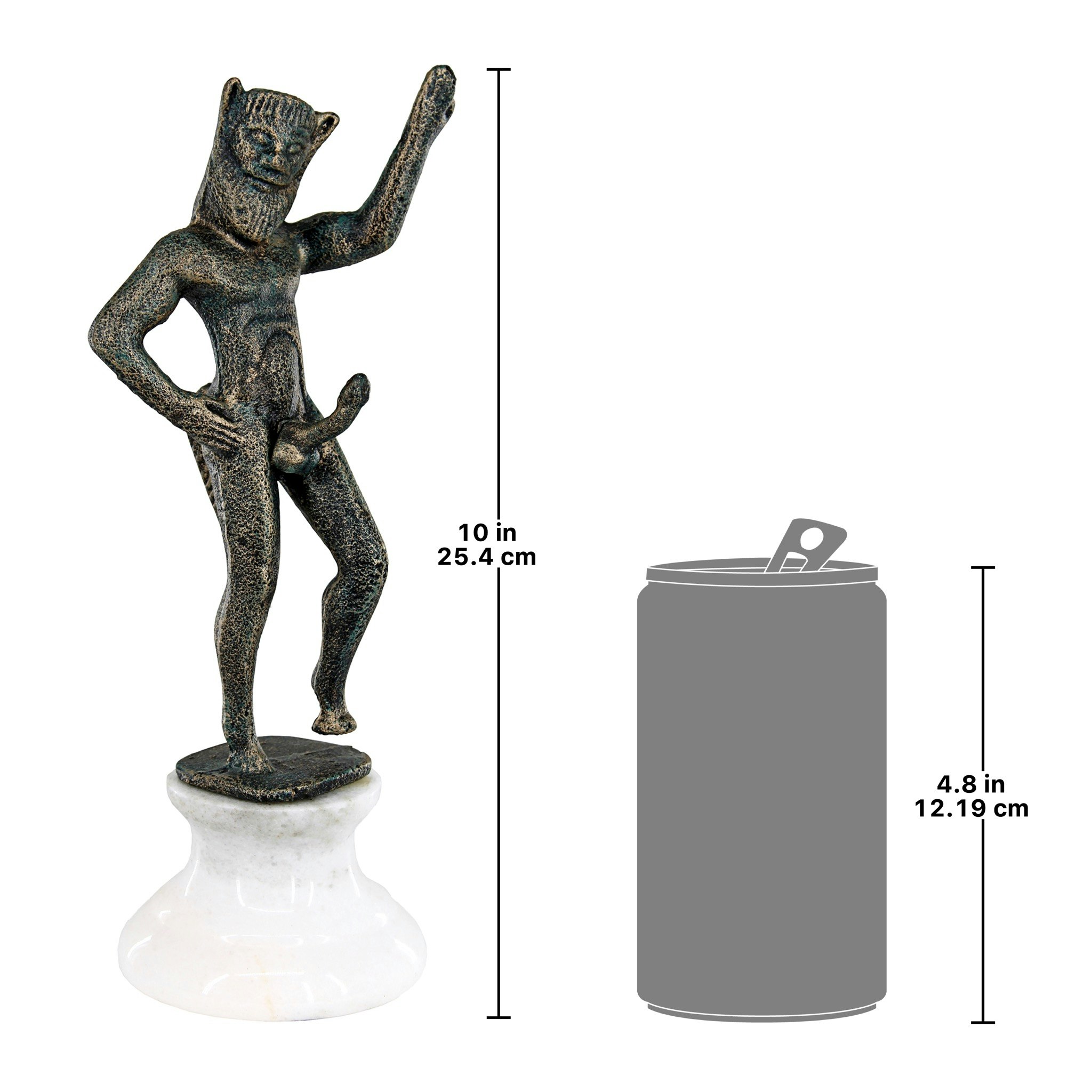 Toscano - The Historical Pan of Ancient Greece Statue