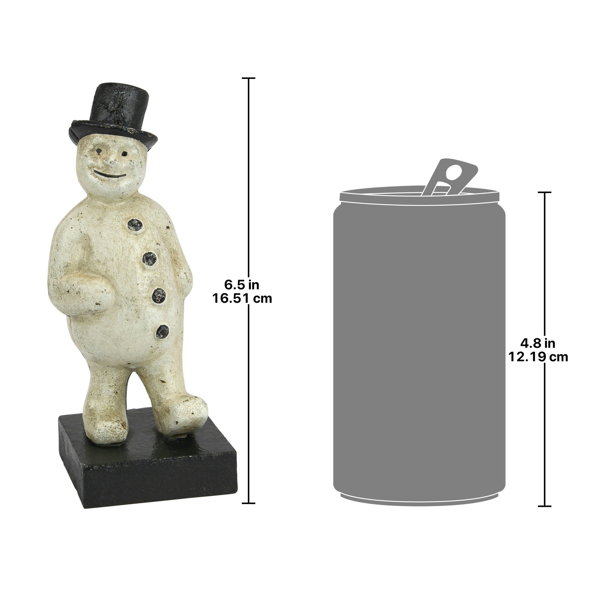 Toscano - Top Hat Snowman Still Action Coin Bank