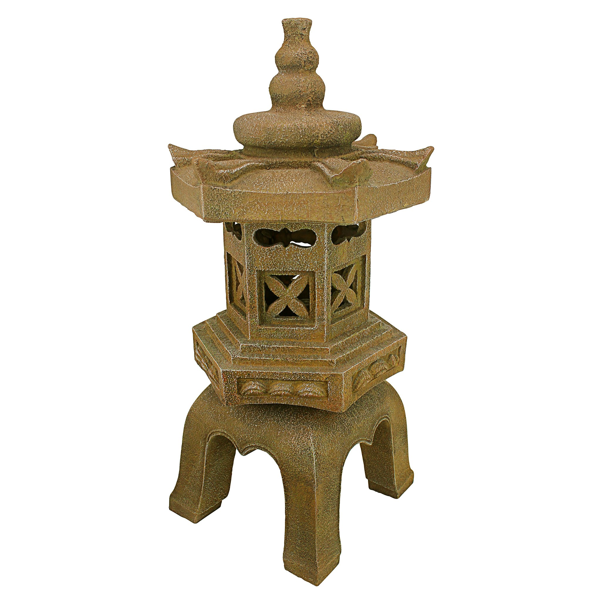 Toscano - Sacred Pagoda Lantern Illuminated Statue