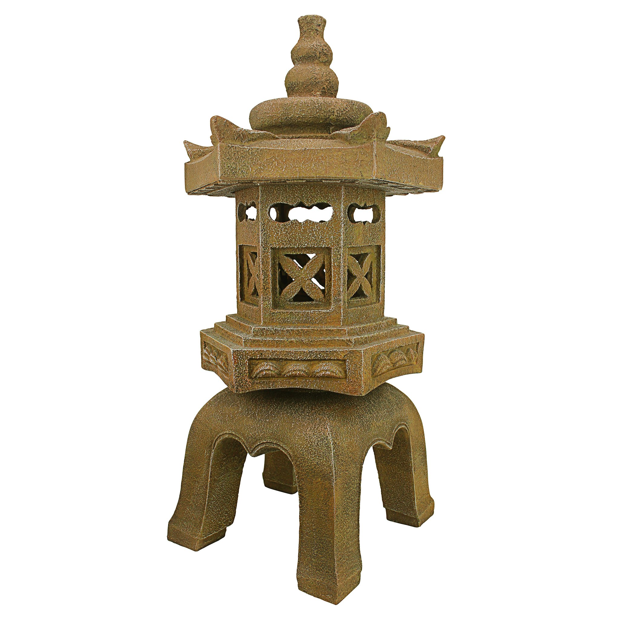Toscano - Sacred Pagoda Lantern Illuminated Statue