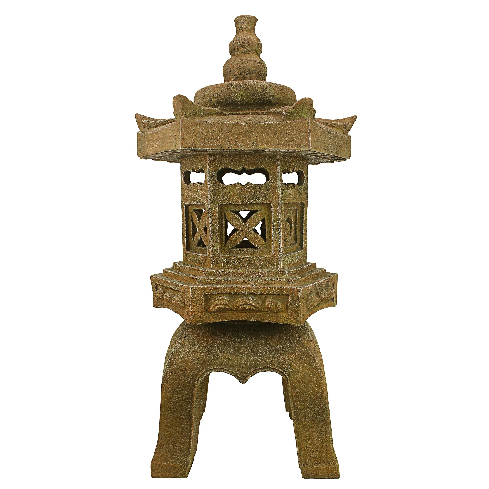 Toscano - Sacred Pagoda Lantern Illuminated Statue