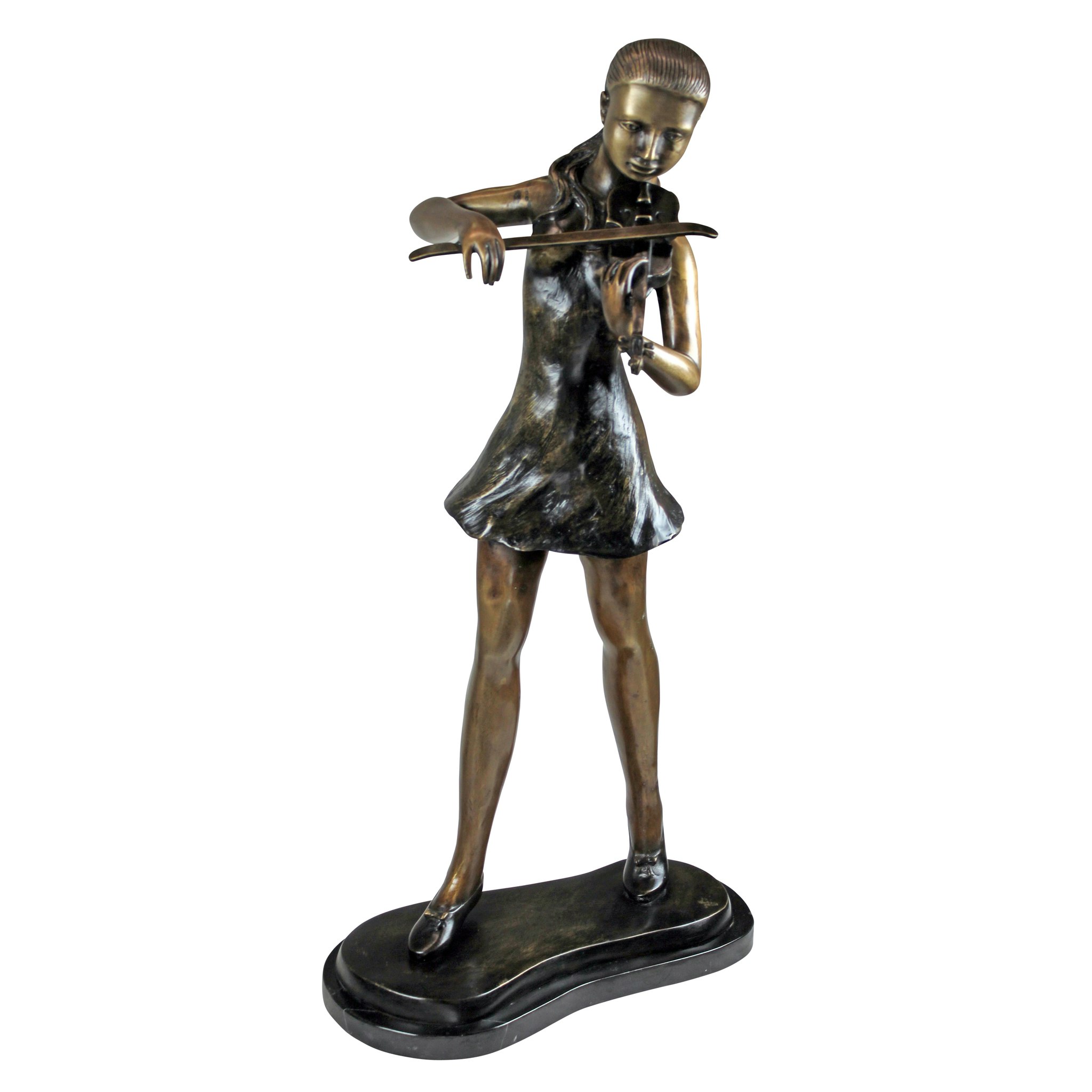 Toscano The Young Violinist Medium Garden Statue