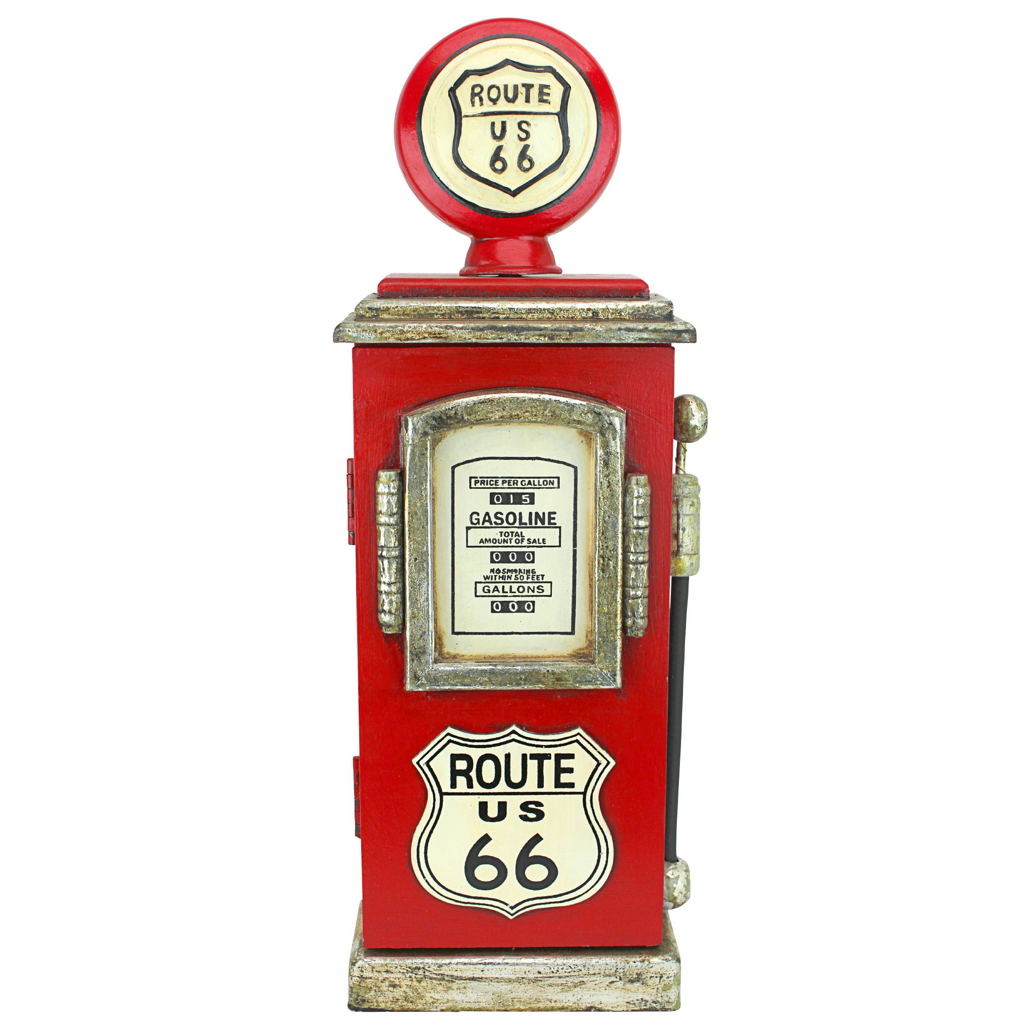 Toscano - Route 66 Gas Pump Big Boy Toy Key Cabinet