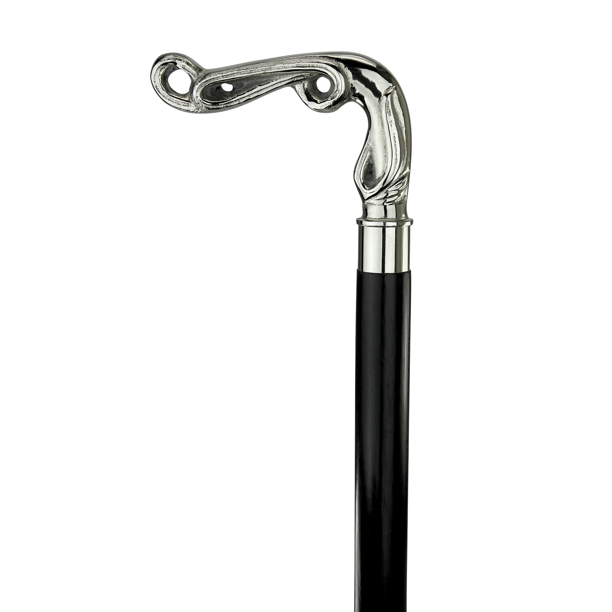 Toscano - Empress Art Nouveau Swag Walking Stick in Brass Capstick/Hardwood