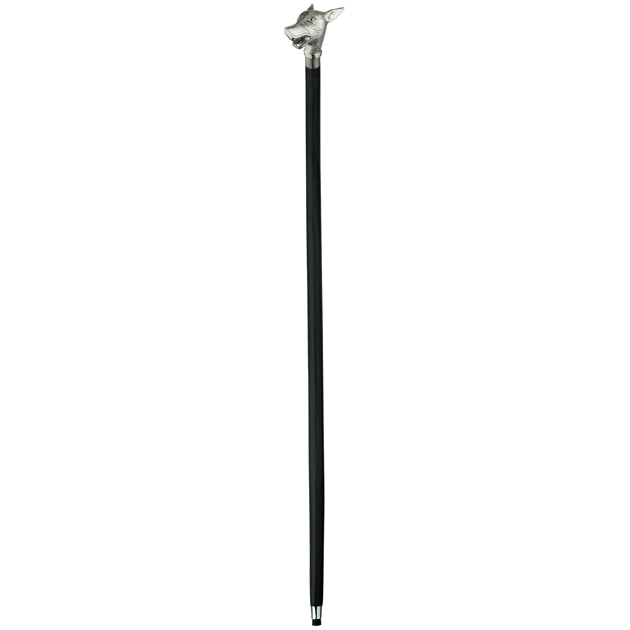 Toscano - Howling Werewolf Walking Stick in Brass Capstick/Hardwood