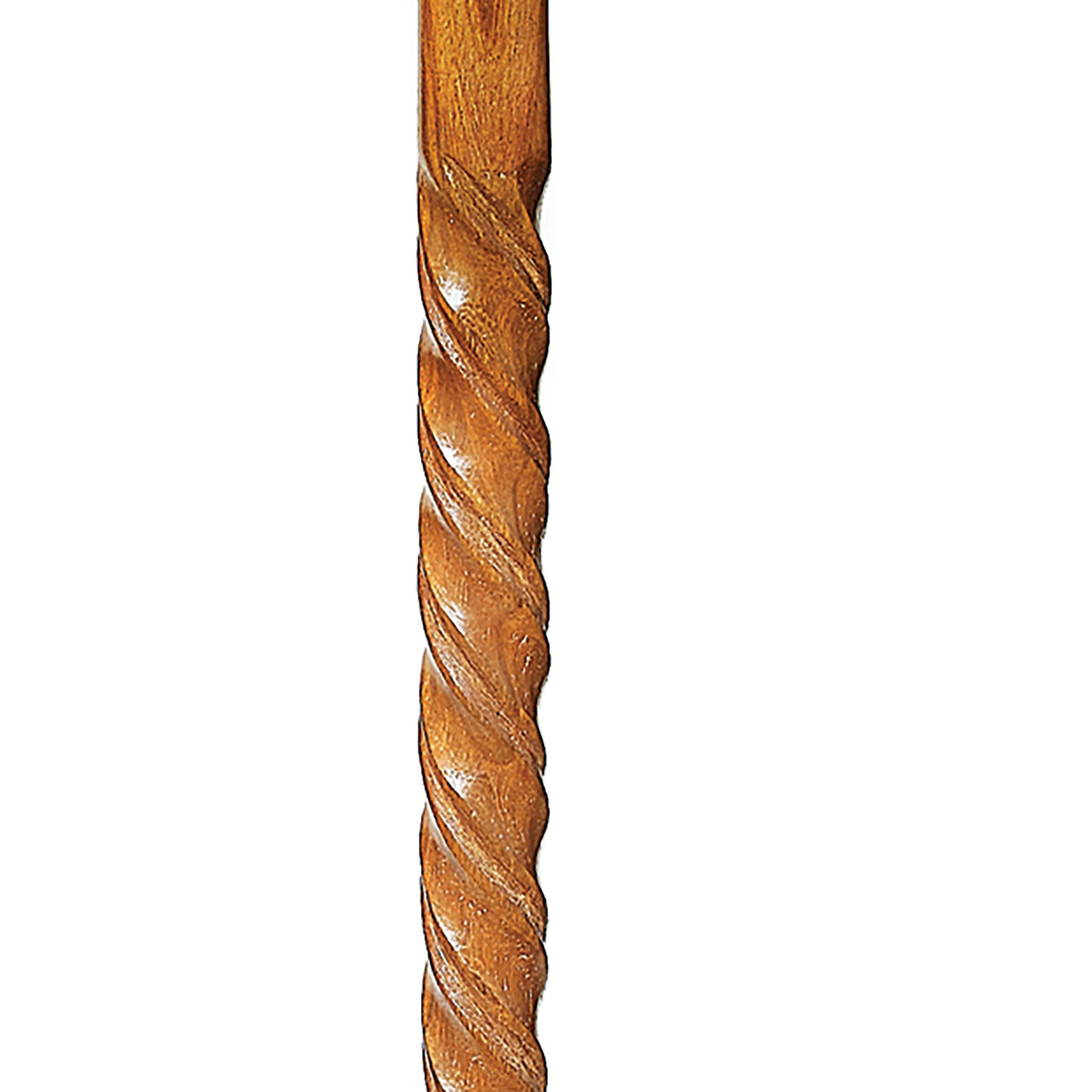 Toscano - Wandering Road Walking Stick in Brass Capstick/Hardwood