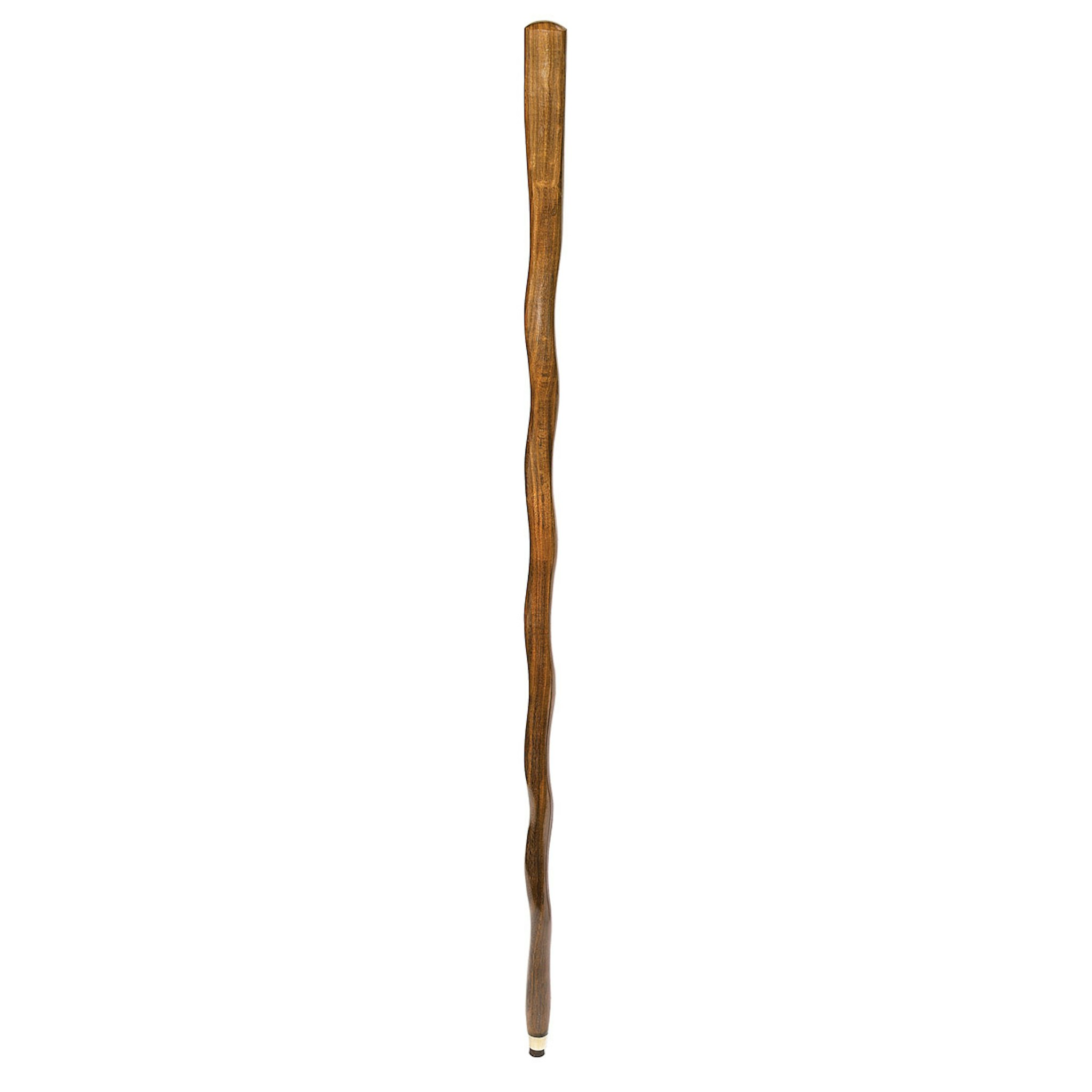 Toscano - Rolling Road Walking Stick in Brass Capstick/Hardwood