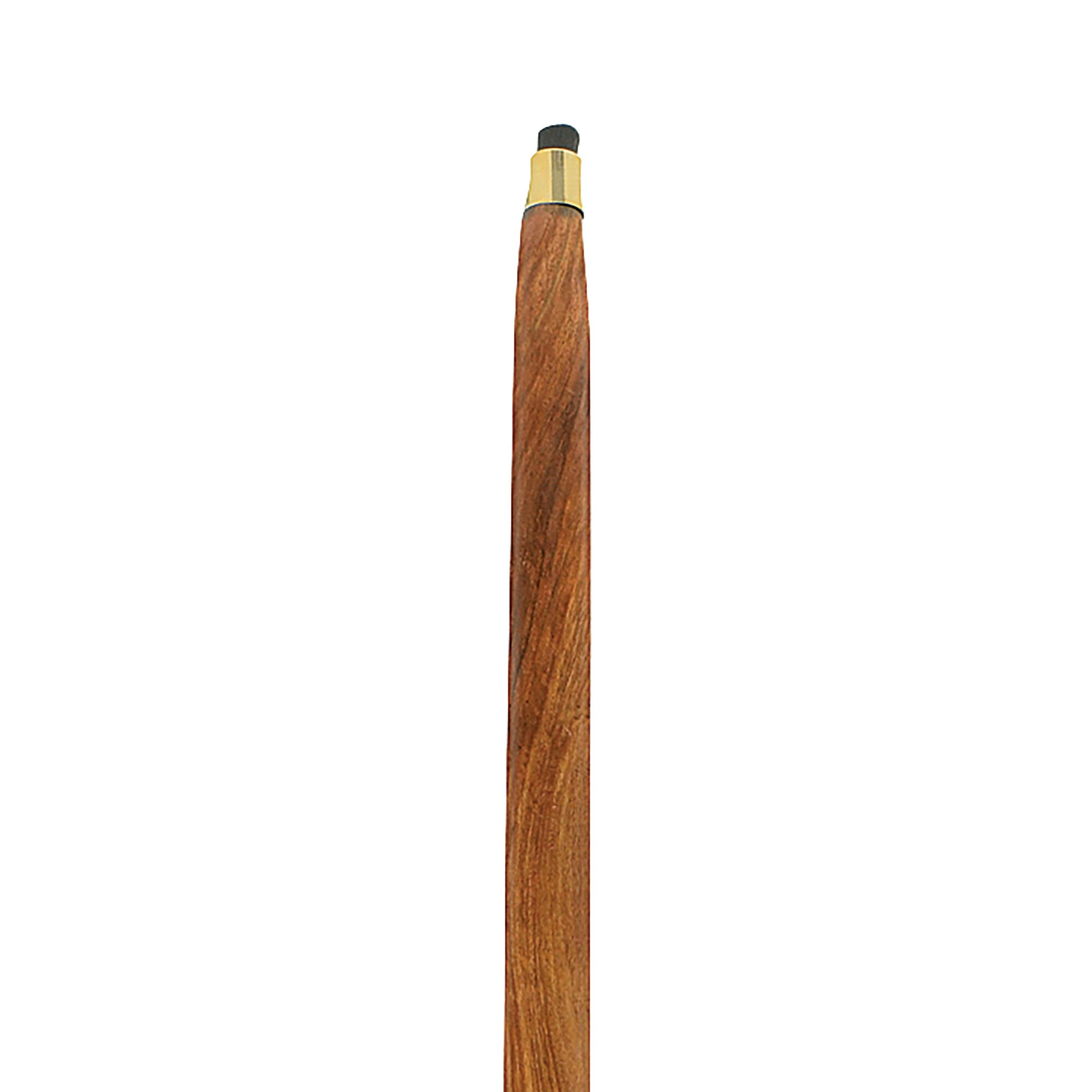 Toscano - Empress Fluted Sphere Walking Stick in Brass Capstick/Hardwood