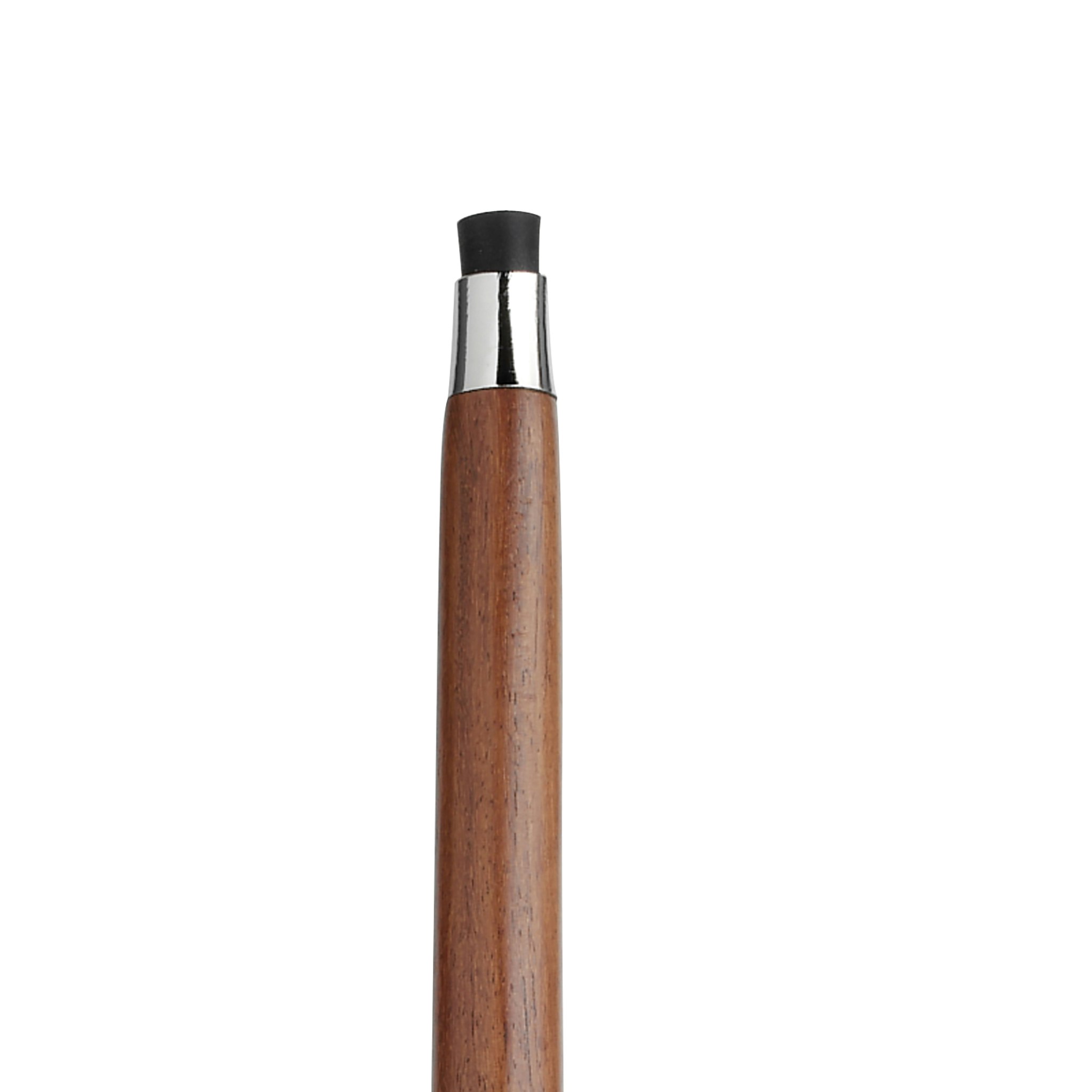 Toscano - Empress Hambleton Edwardian Walking Stick in Chrome Capstick/Hardwood