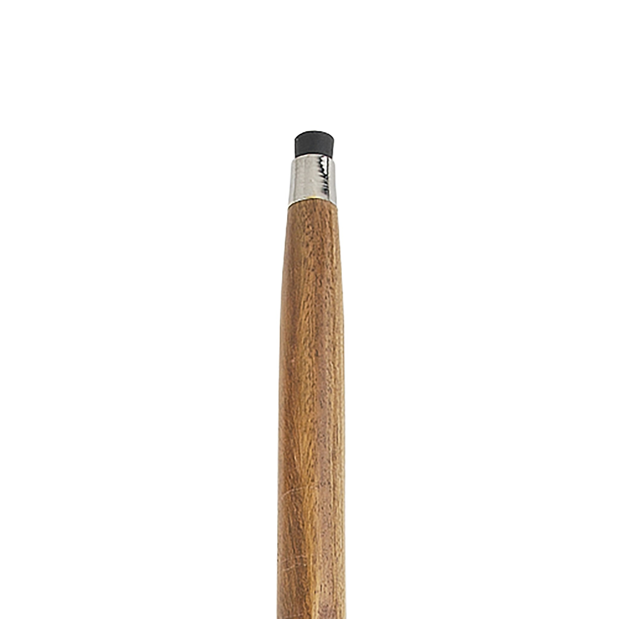 Toscano - Empress Sly Cat Walking Stick in Chrome Capstick/Hardwood