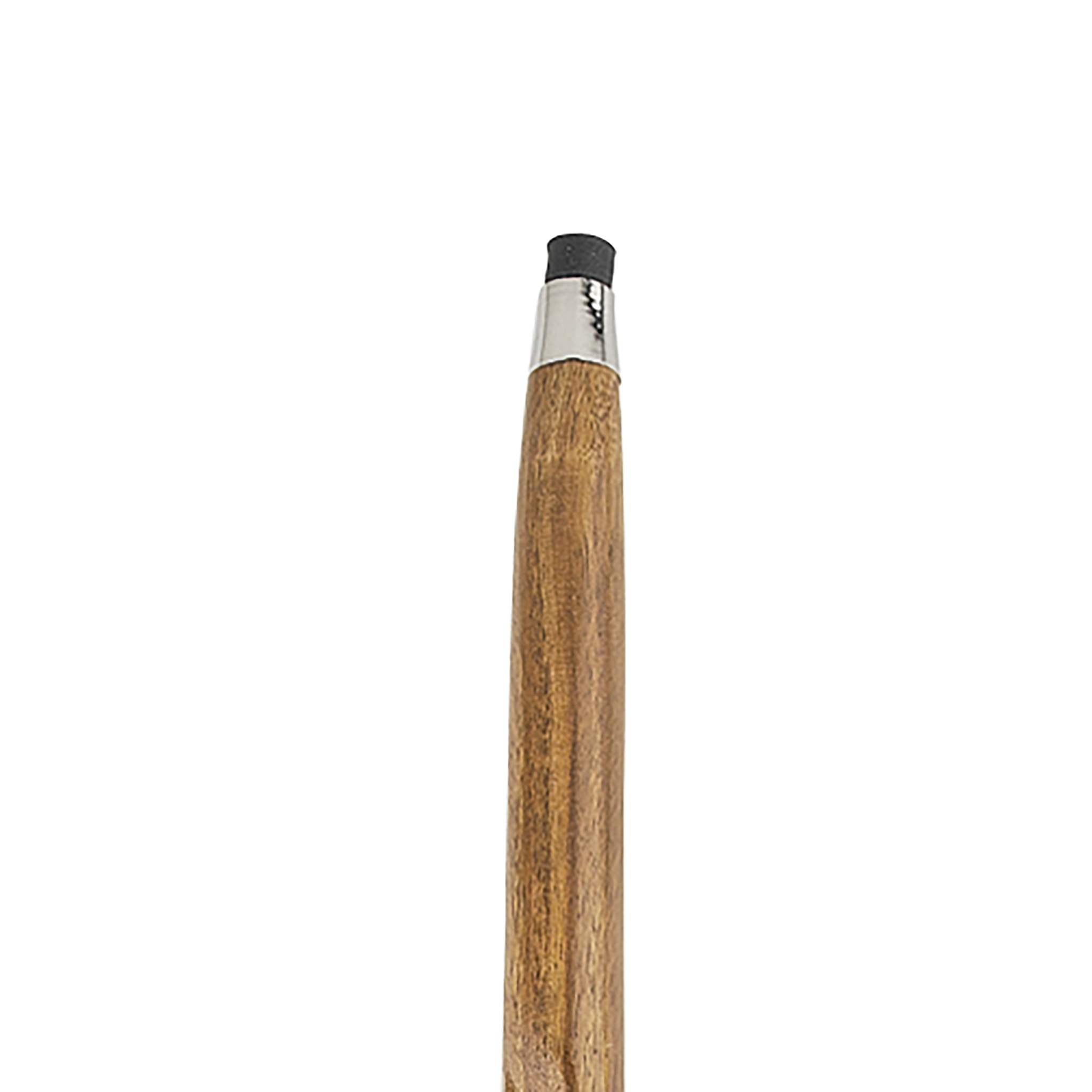 Toscano - Empress Slithering Snake Head Walking Stick in Chrome Capstick/Hardwood