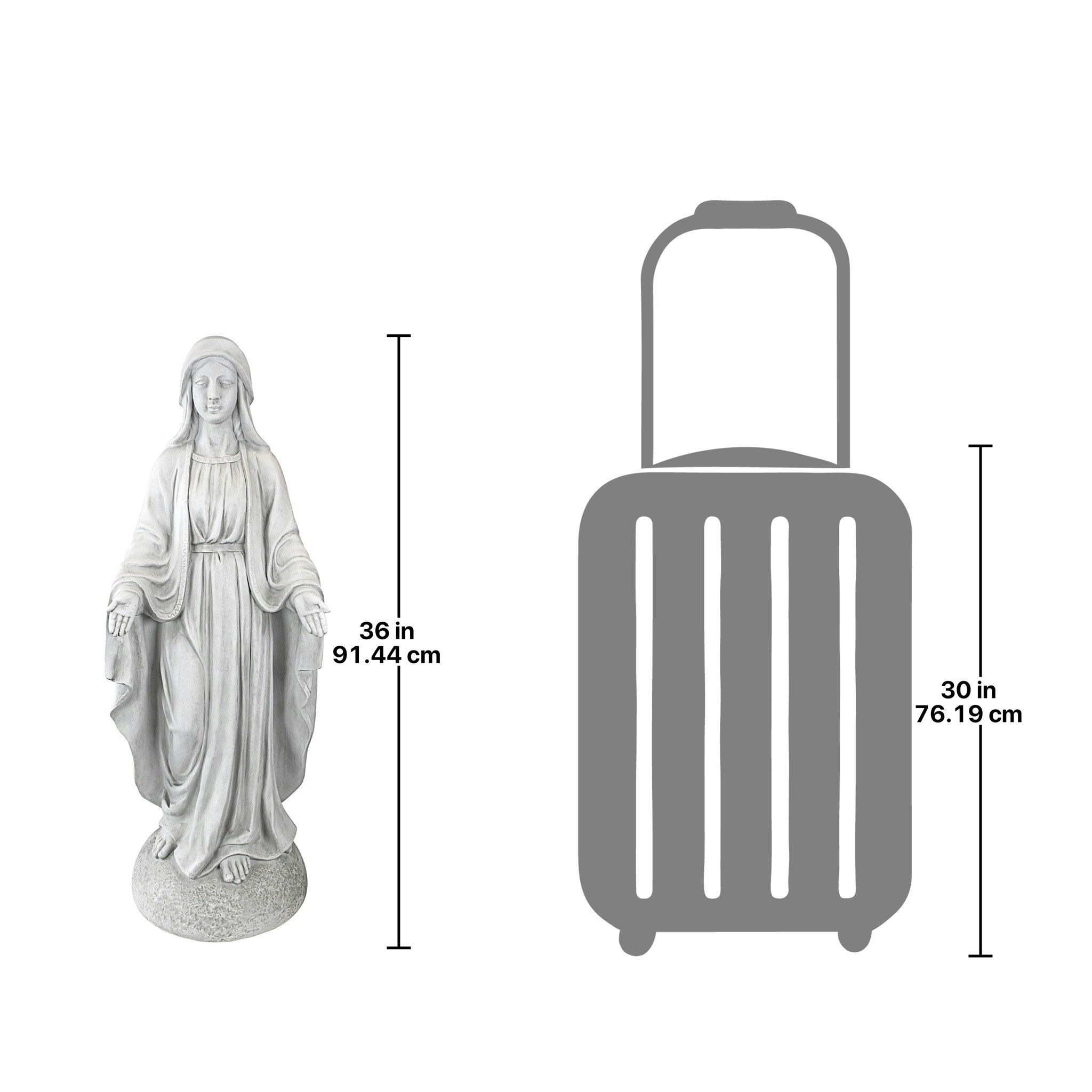 Toscano - Grand Madonna Of Notre Dame Statue