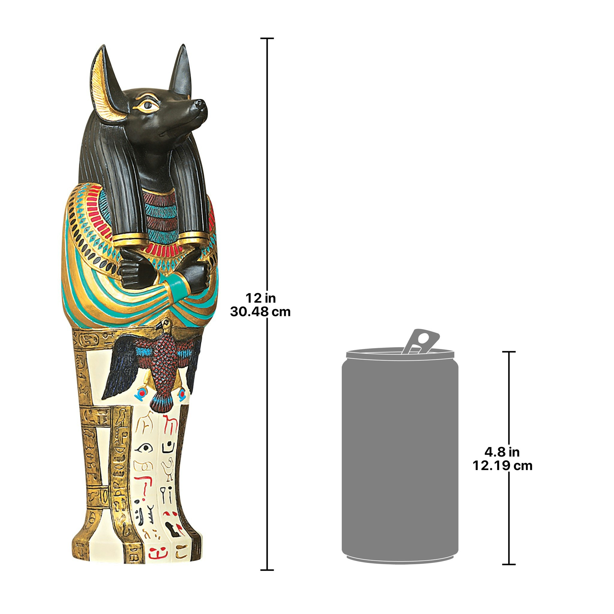 Toscano - Anubis Icon of Ancient Egypt Sarcophagus Wall Sculpture